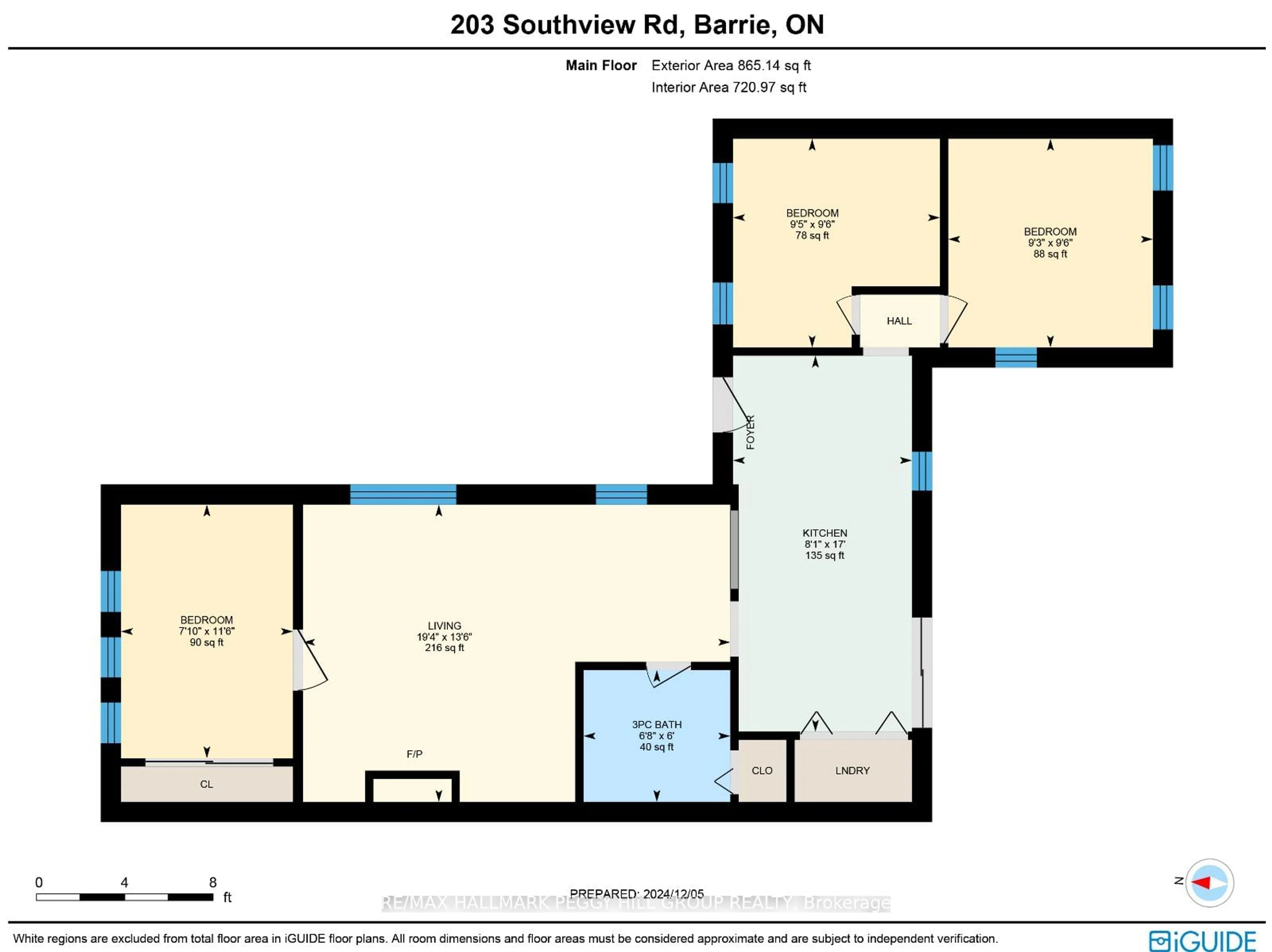 Floor plan for 203 Southview Rd, Barrie Ontario L4N 3X6