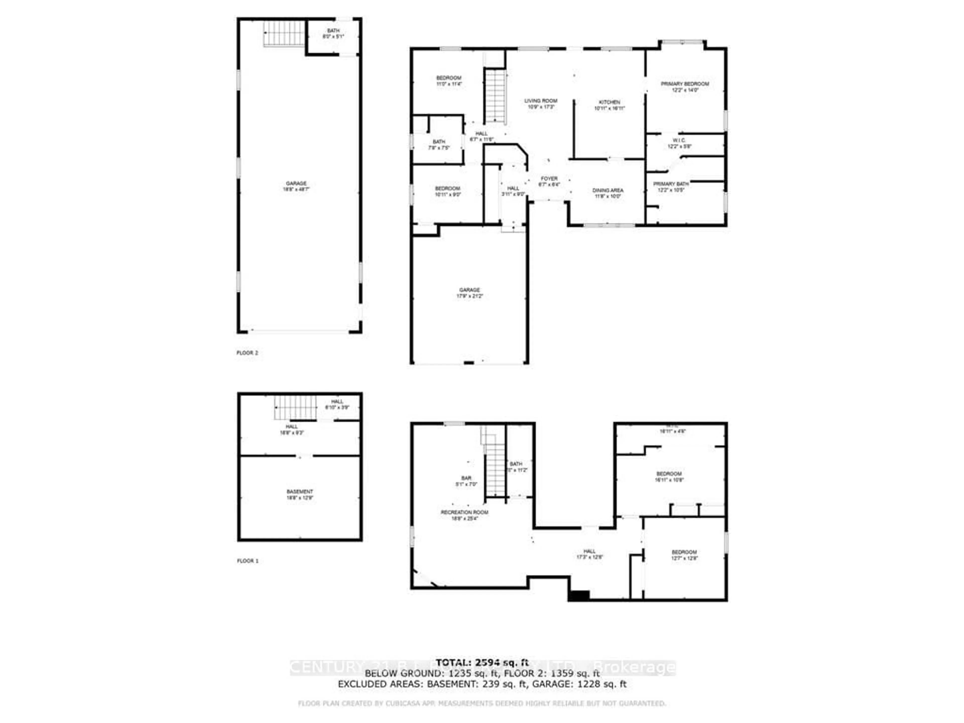 Floor plan for 2403 Sunnidale Rd, Springwater Ontario L0M 1T2