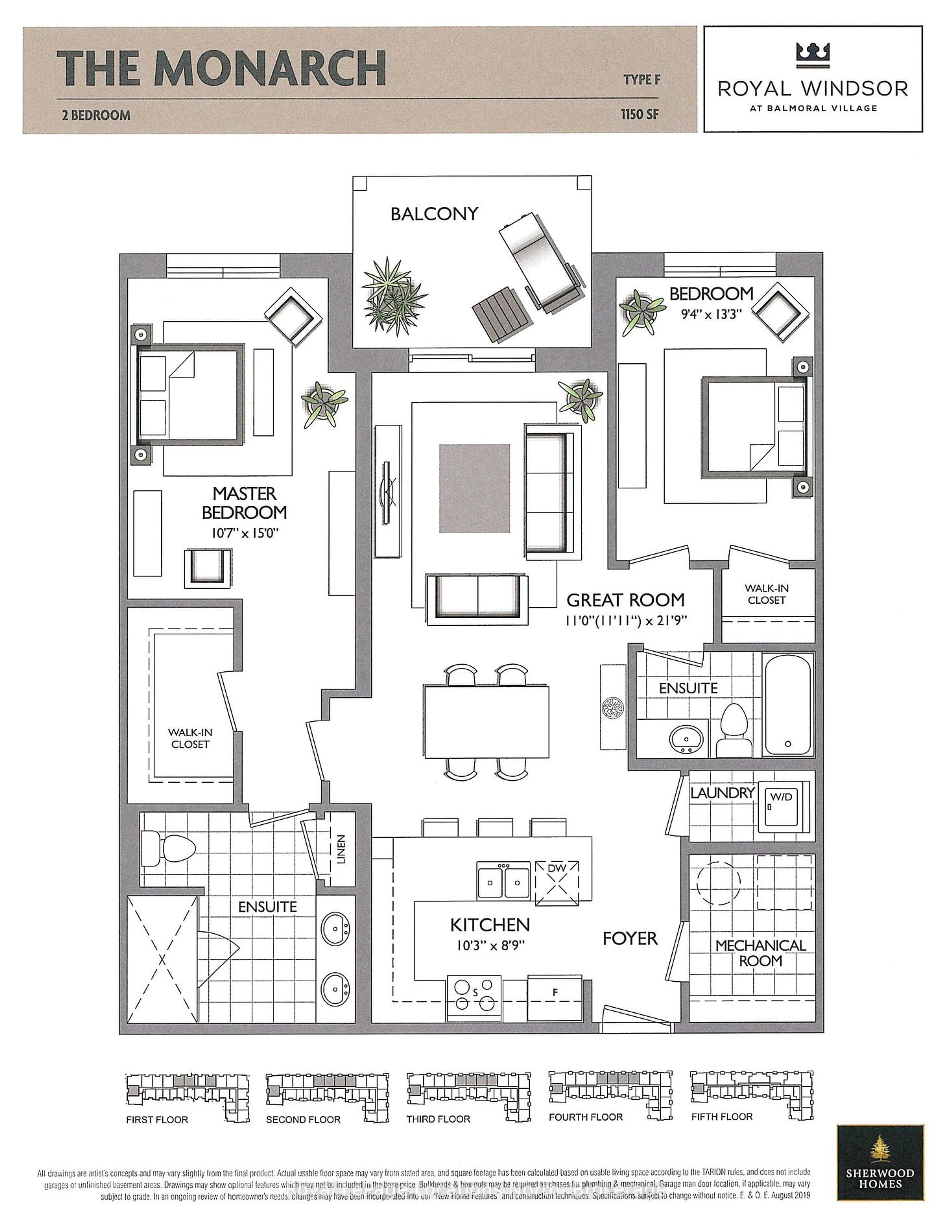 Floor plan for 4 Kimberly Lane #507, Collingwood Ontario L9Y 5K8