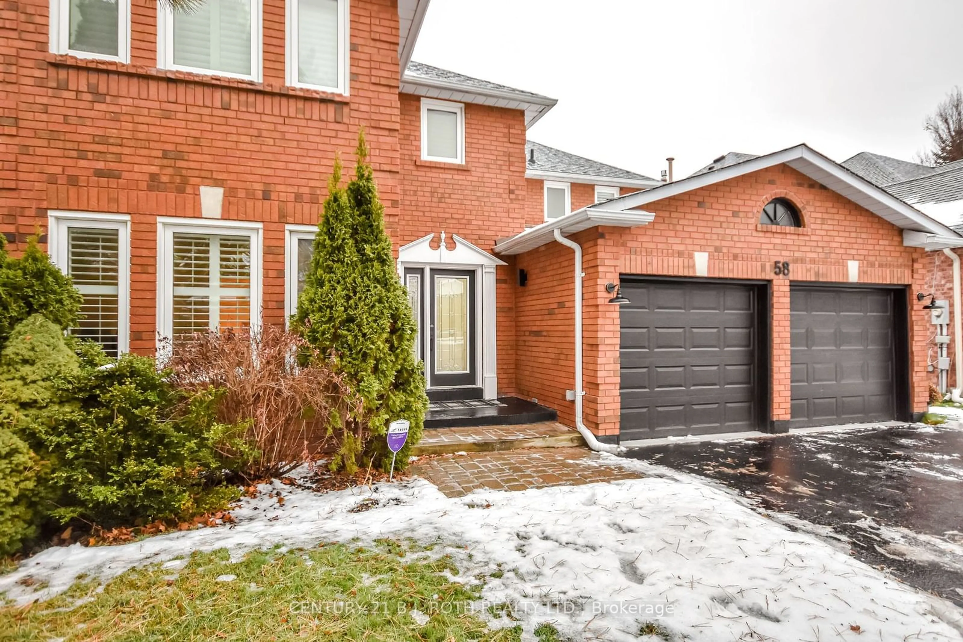 Home with brick exterior material for 58 Brushwood Cres, Barrie Ontario L4N 7G6