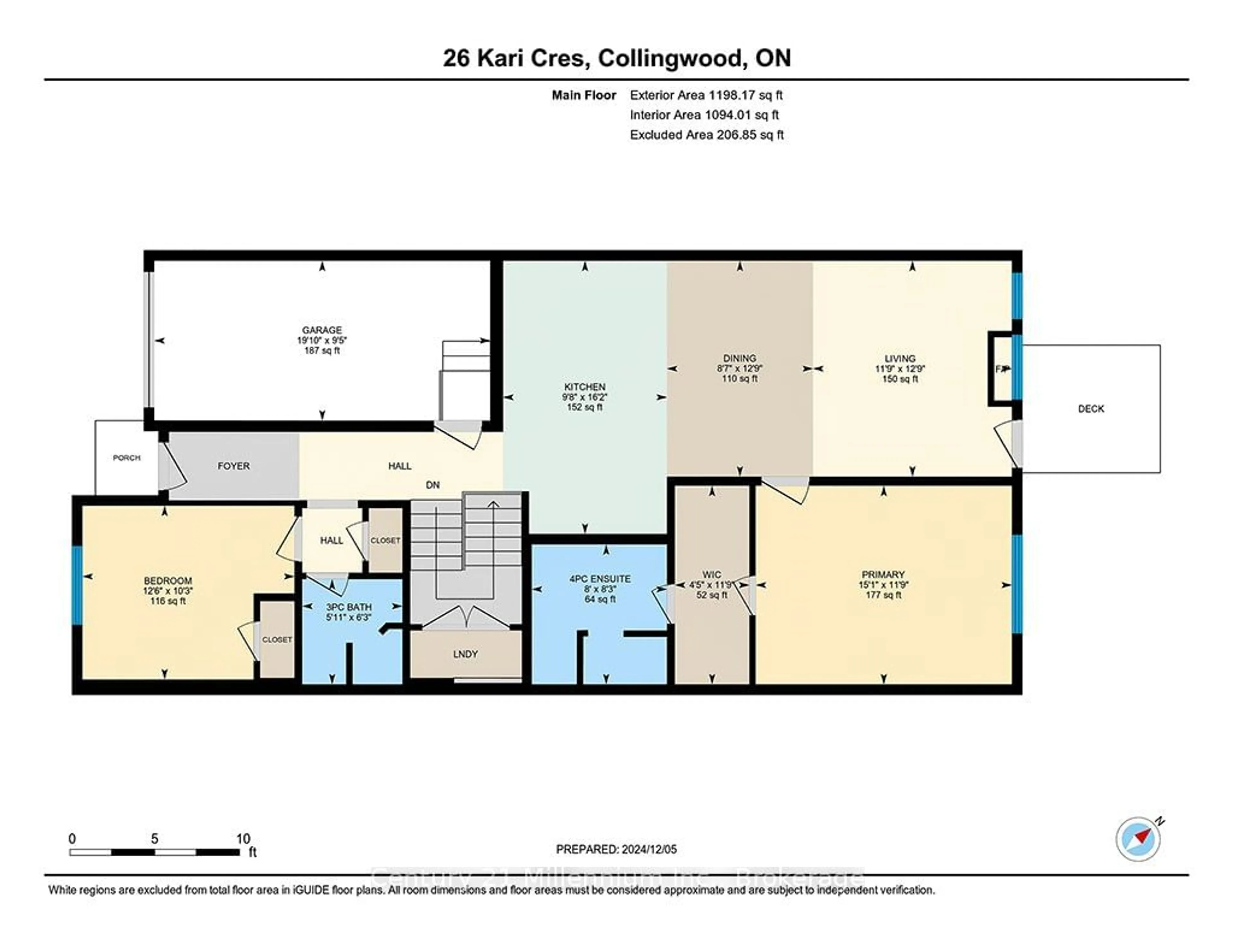 Floor plan for 26 Kari Cres #29, Collingwood Ontario L9Z 0Z6