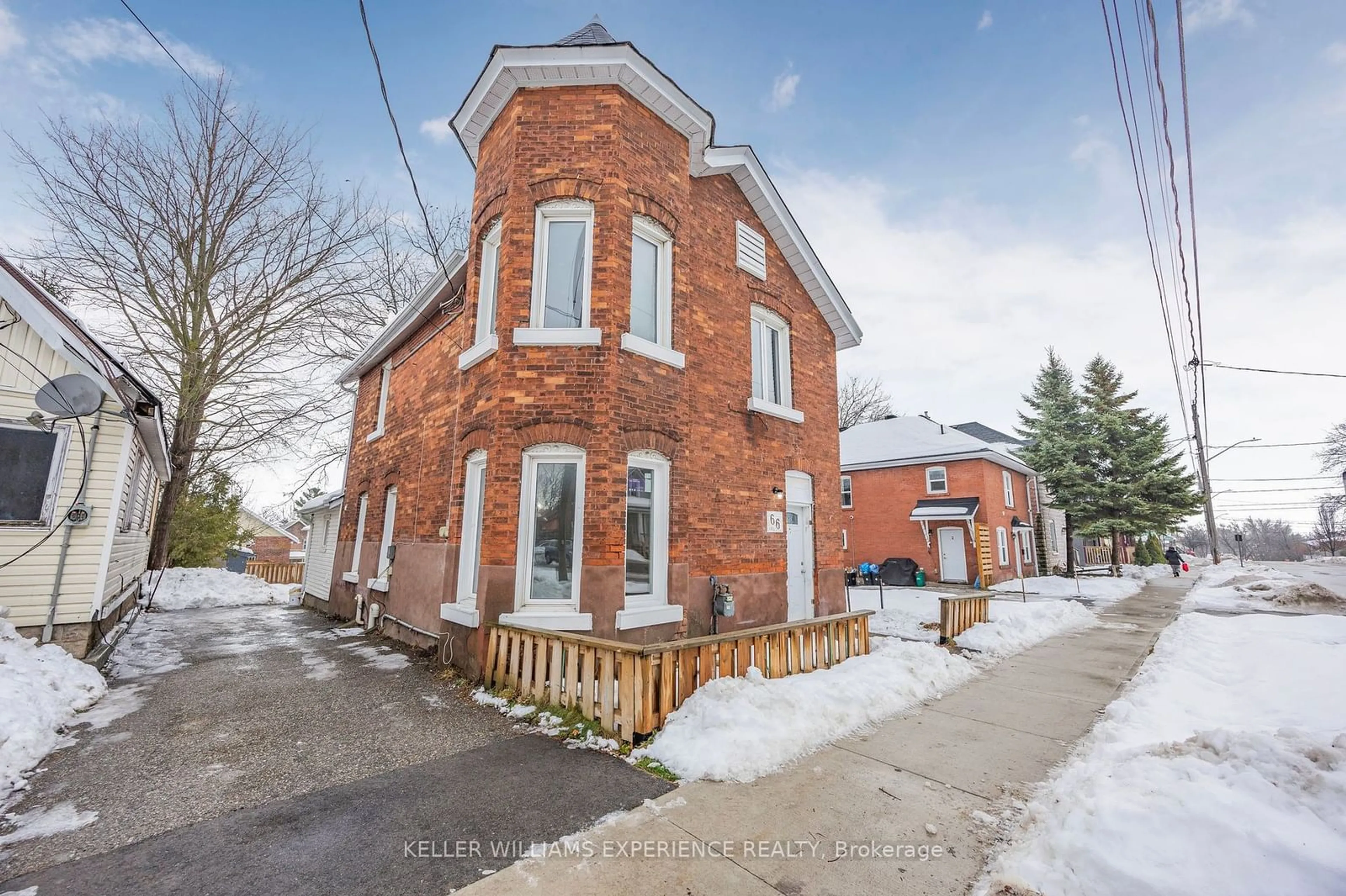 Home with brick exterior material, street for 66 Matchedash St, Orillia Ontario L3V 4W5