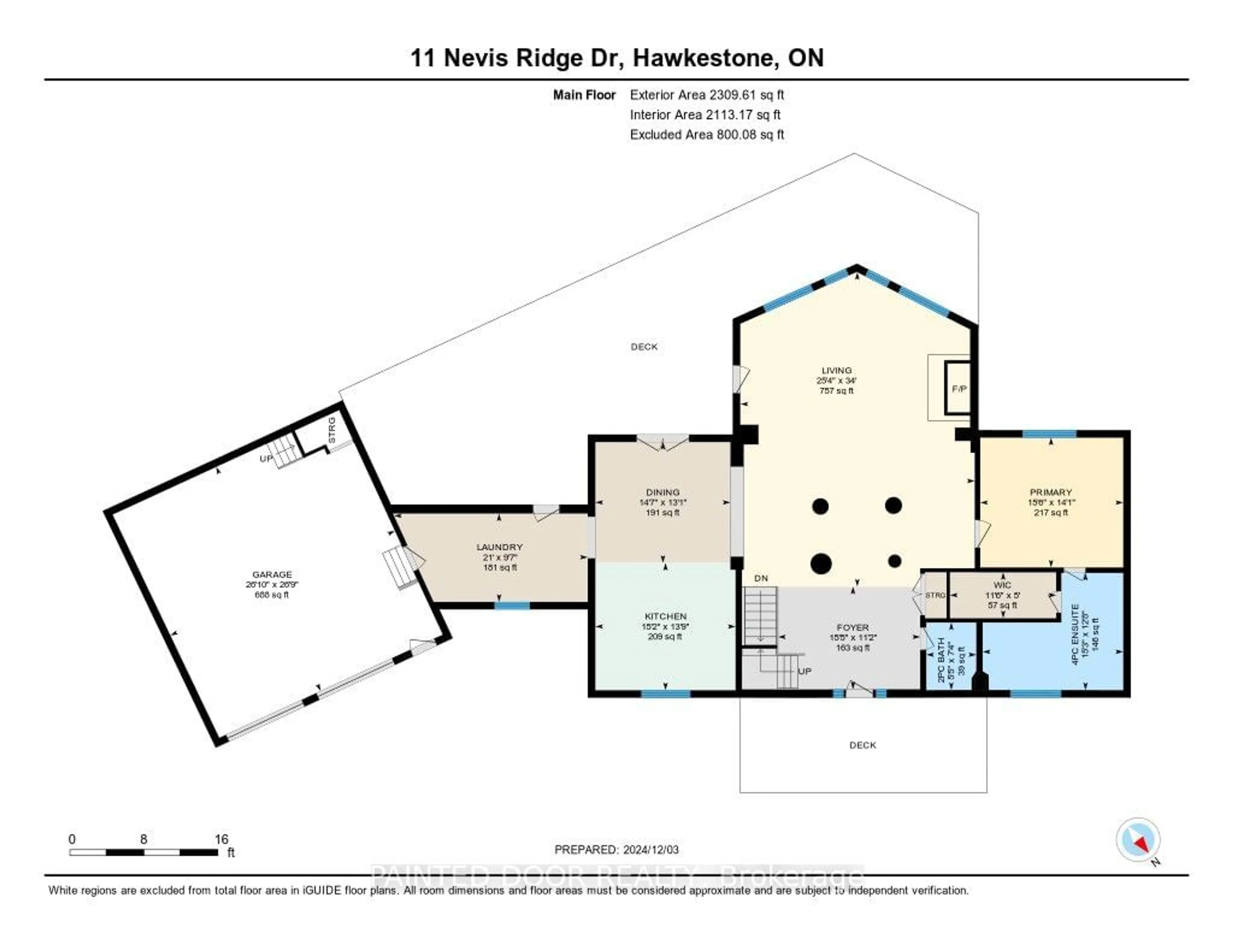 Floor plan for 11 Nevis Ridge Dr, Oro-Medonte Ontario L0L 1T0