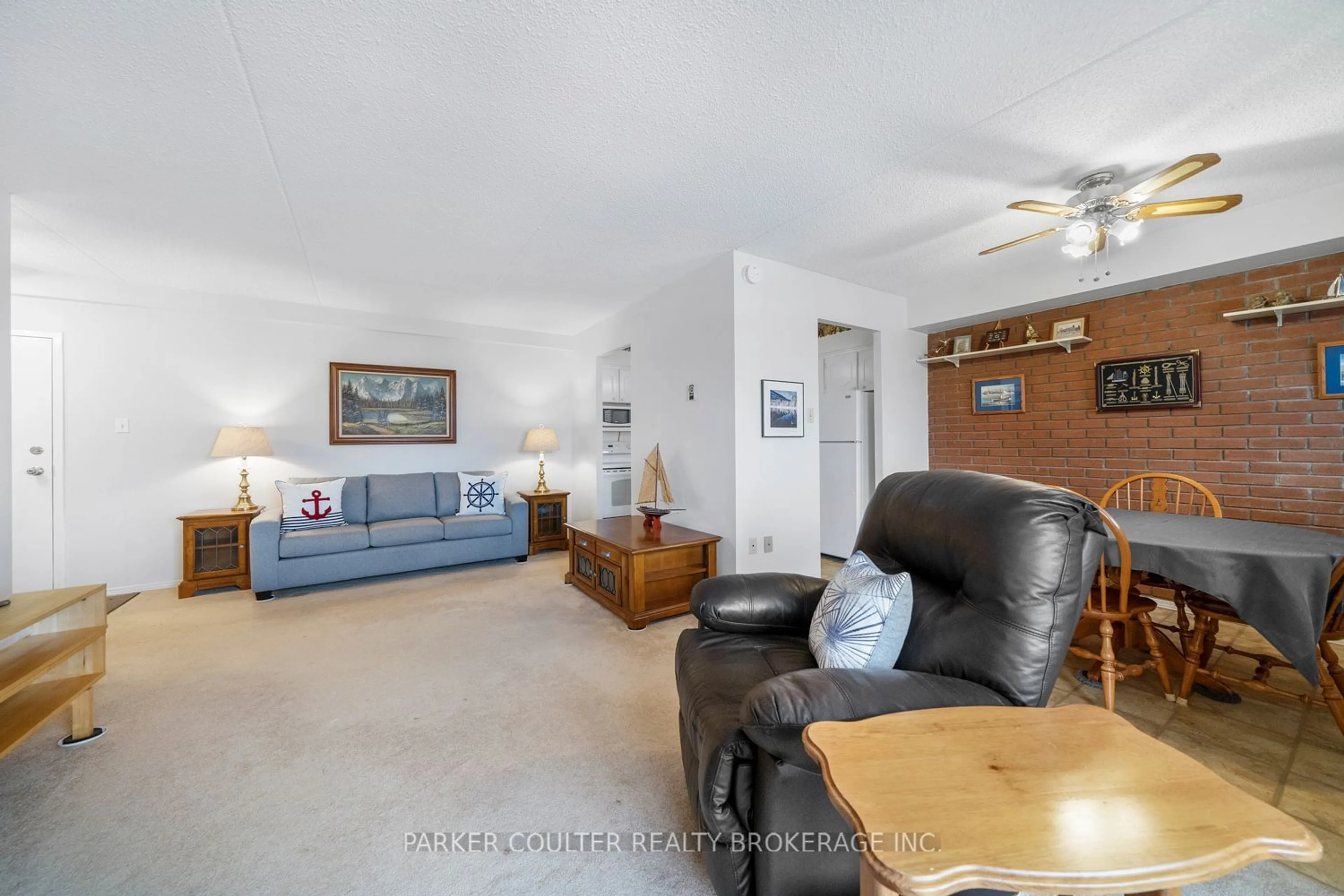 Living room with furniture, unknown for 460 Ontario St #407, Collingwood Ontario L9Y 4E5