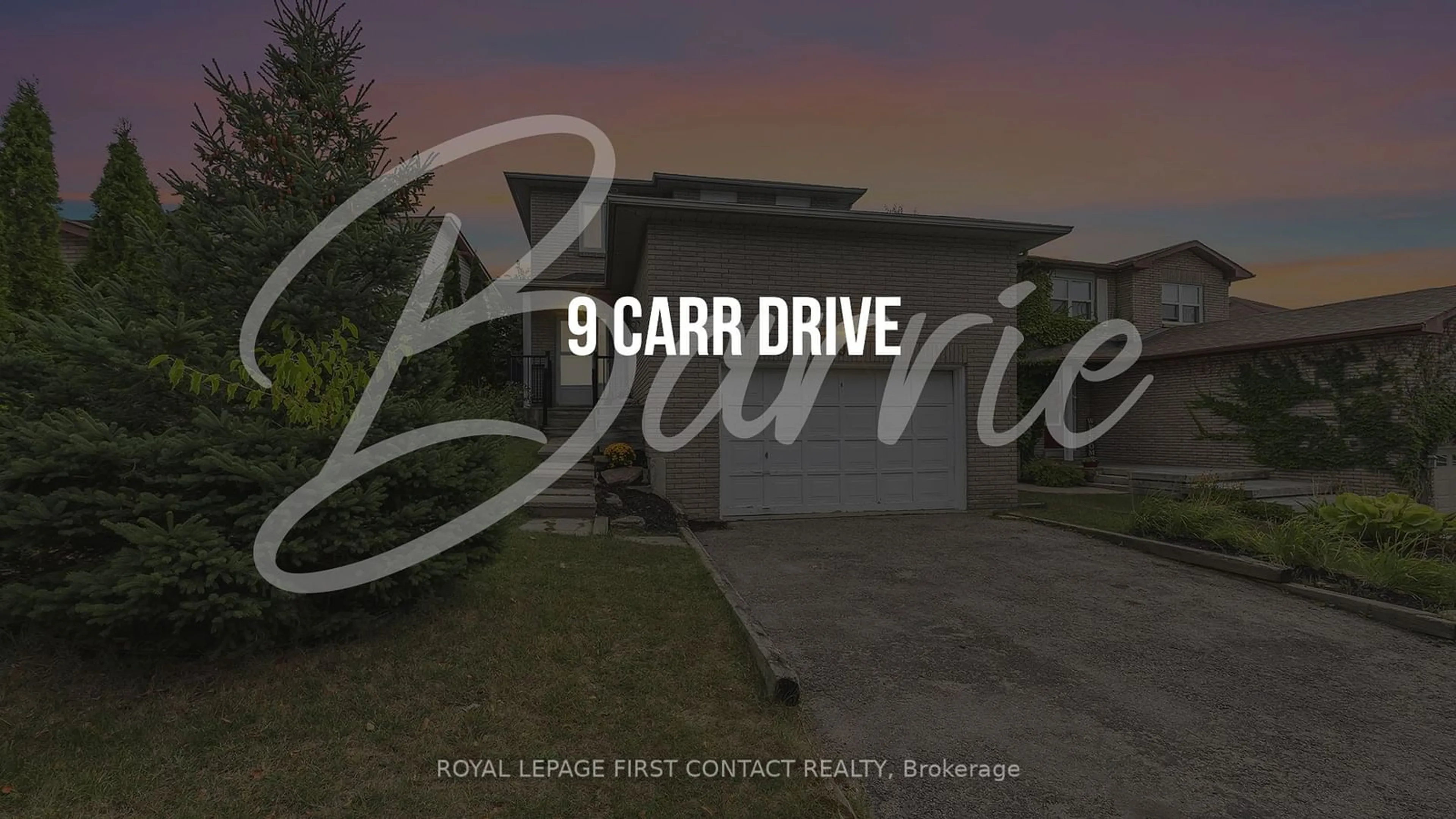 Indoor garage for 9 Carr Dr, Barrie Ontario L4N 6N3