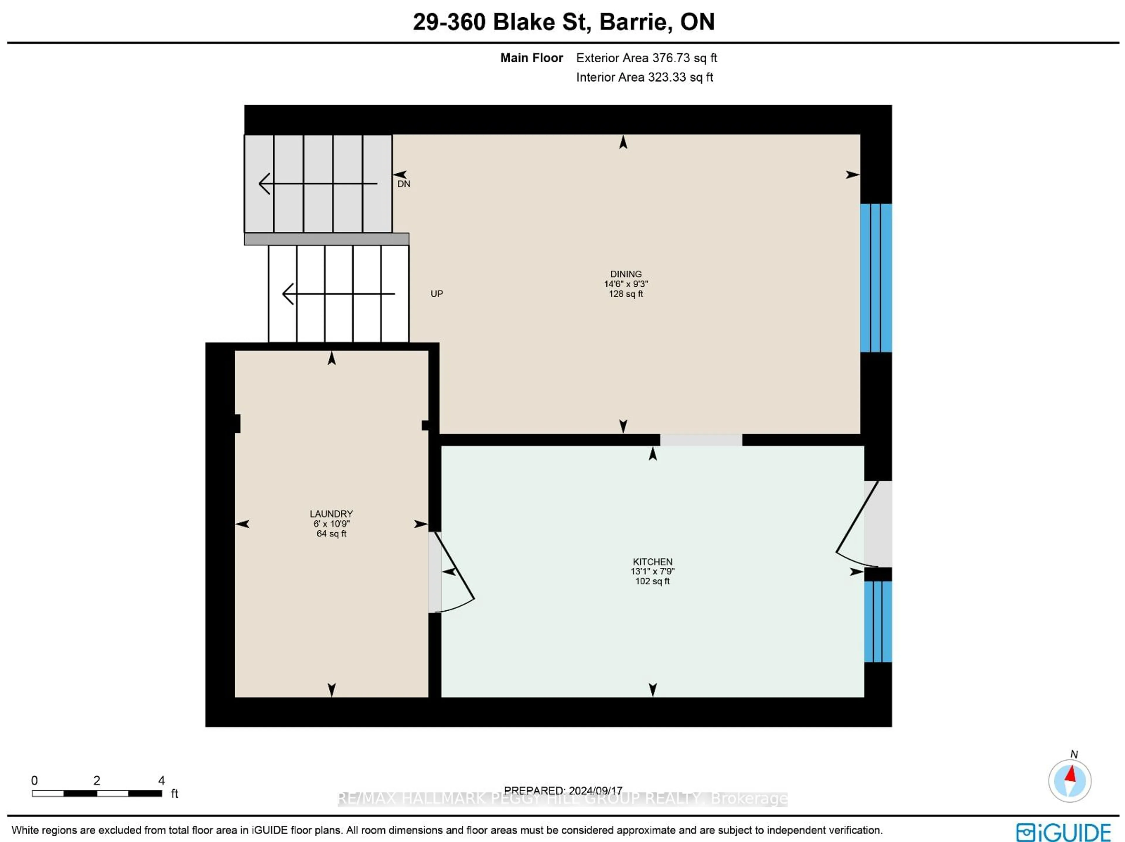 Floor plan for 360 Blake St #29, Barrie Ontario L4M 1L3