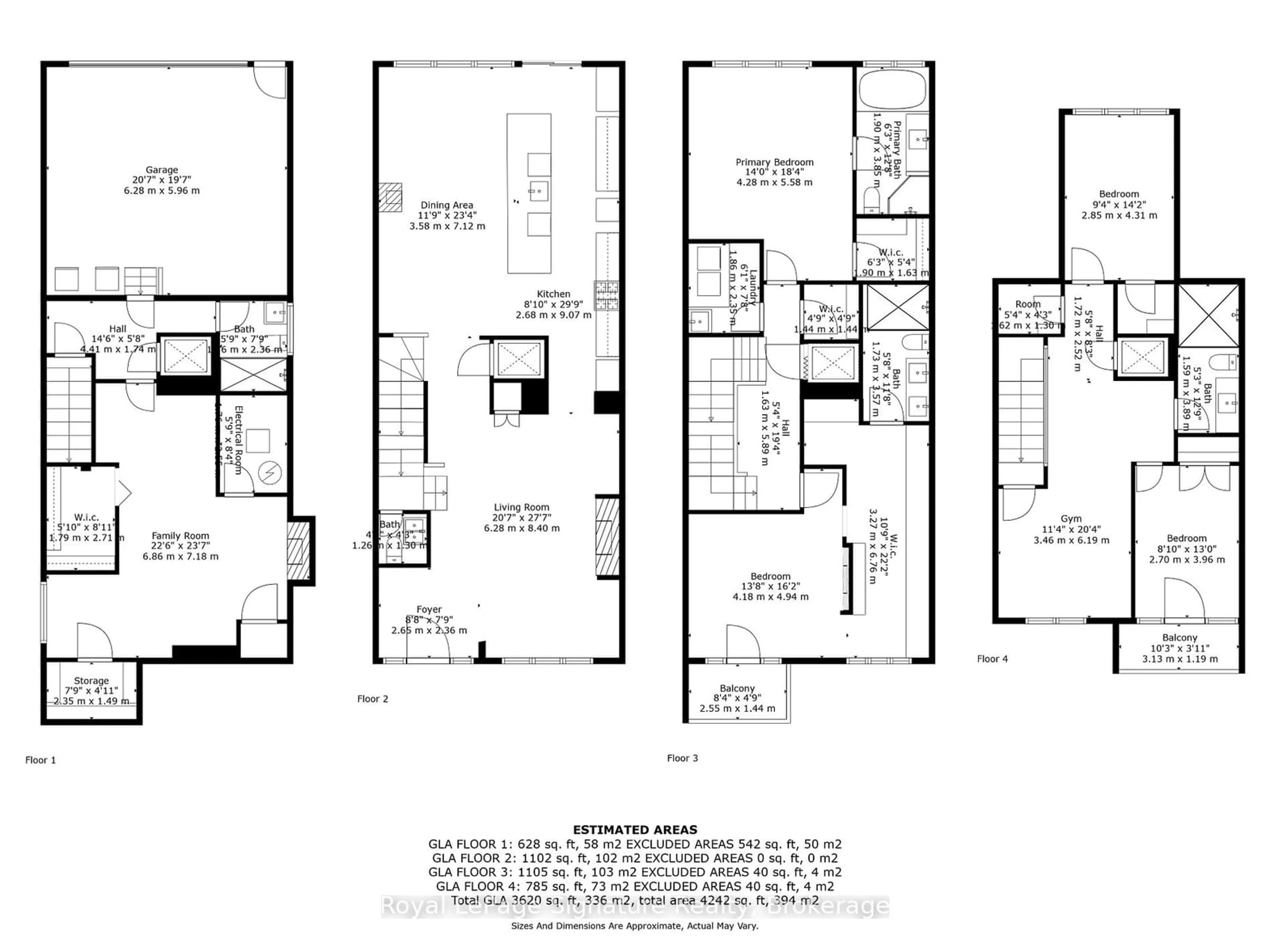 Floor plan for 20 Wheelhouse Cres #4, Collingwood Ontario L9Y 0J9