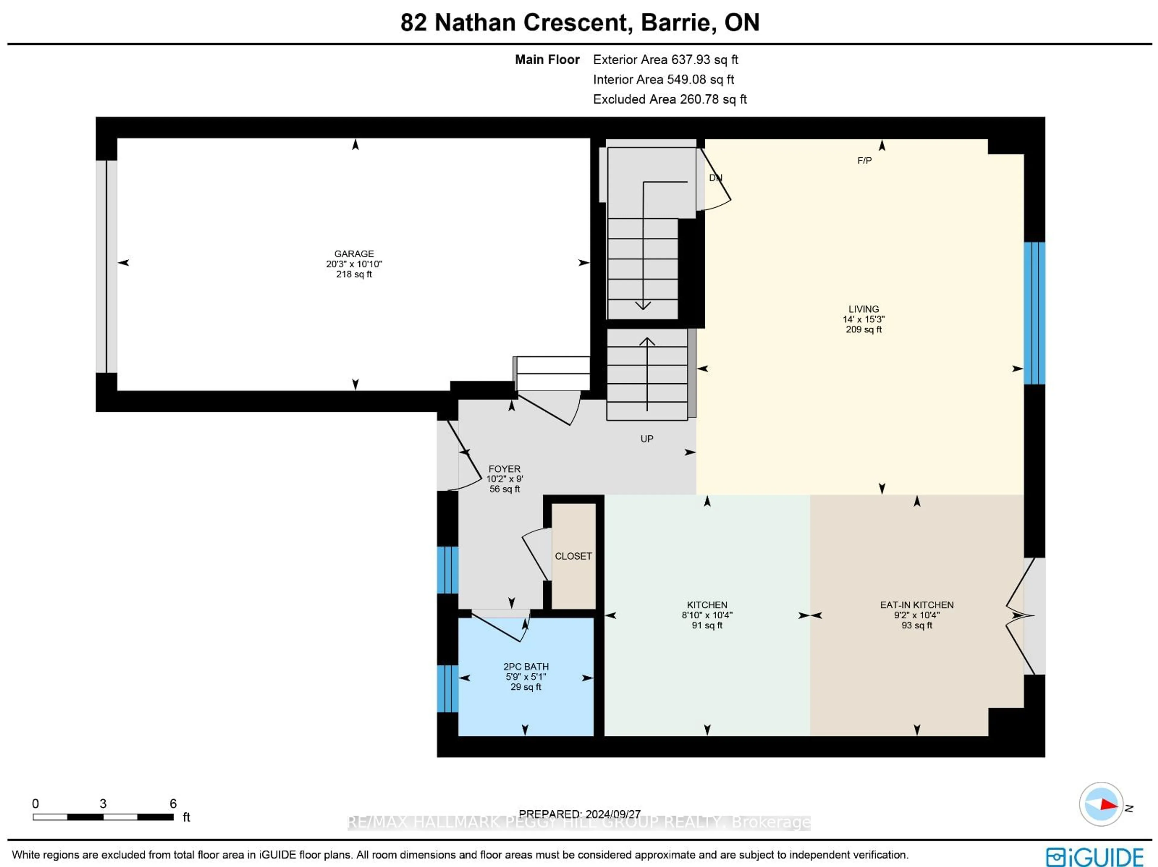 Floor plan for 82 Nathan Cres, Barrie Ontario L4N 0S6