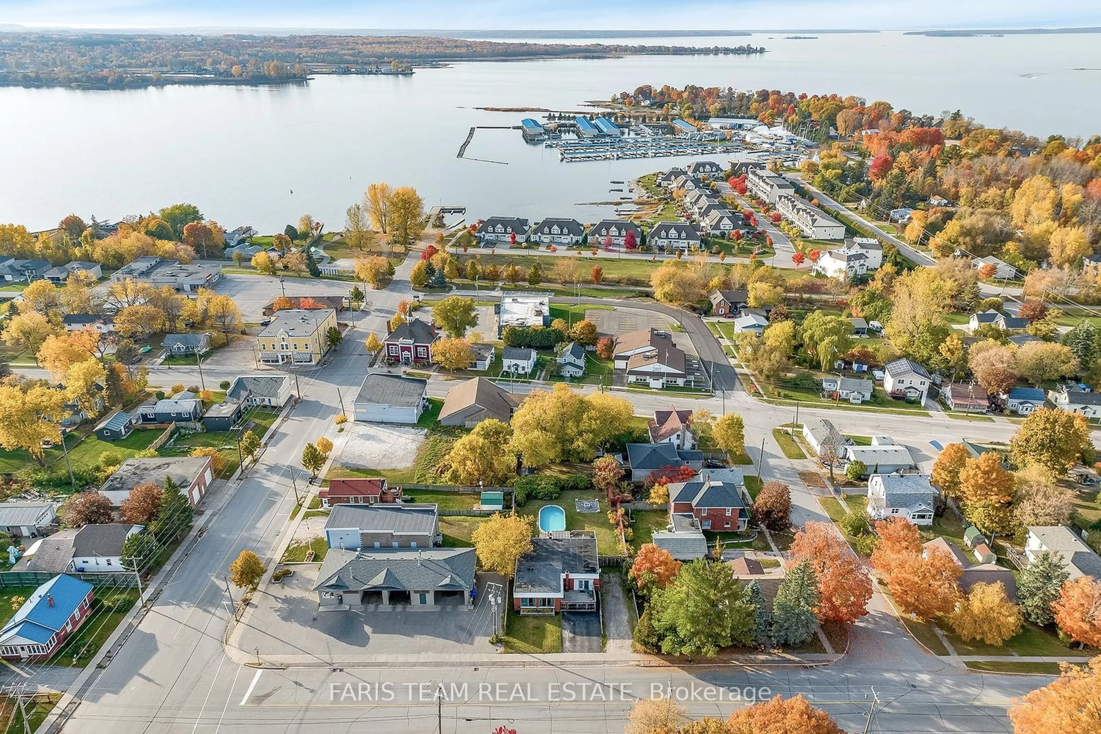 A pic from outside/outdoor area/front of a property/back of a property/a pic from drone, water/lake/river/ocean view for 138 Richard St, Tay Ontario L0K 2A0