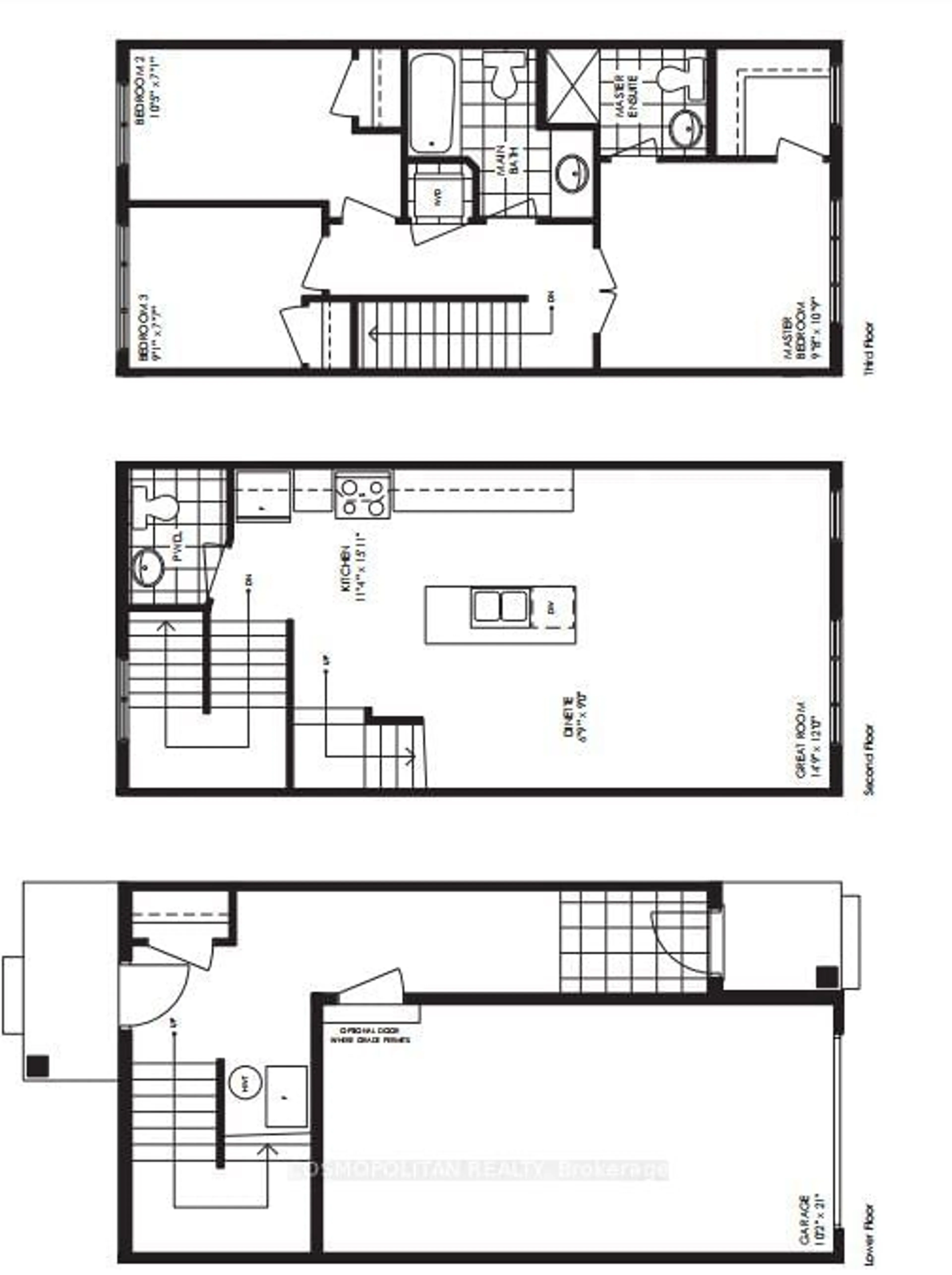 Floor plan for 46-56 Patterson Rd #Lot 20, Barrie Ontario L4N 3W2