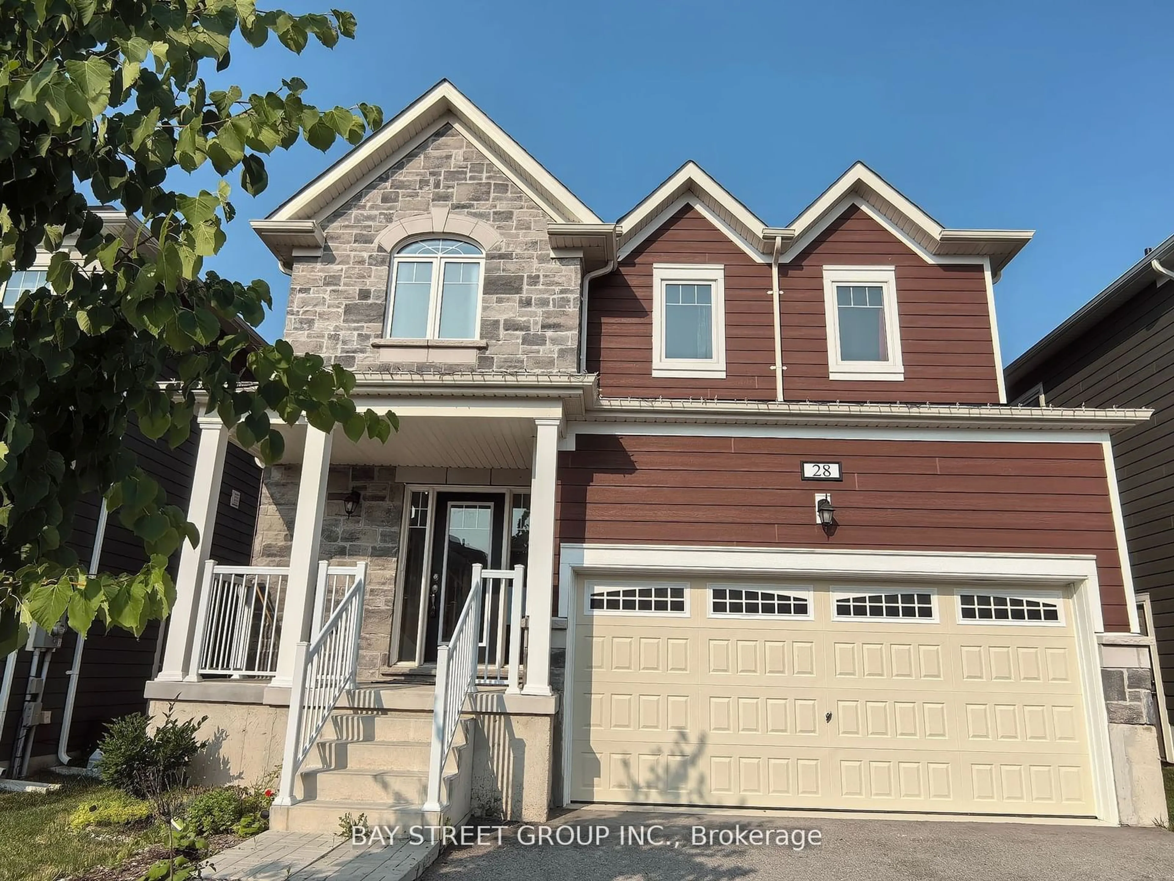 Home with brick exterior material, street for 28 Sandhill  Crane Dr, Wasaga Beach Ontario L9Z 0J6