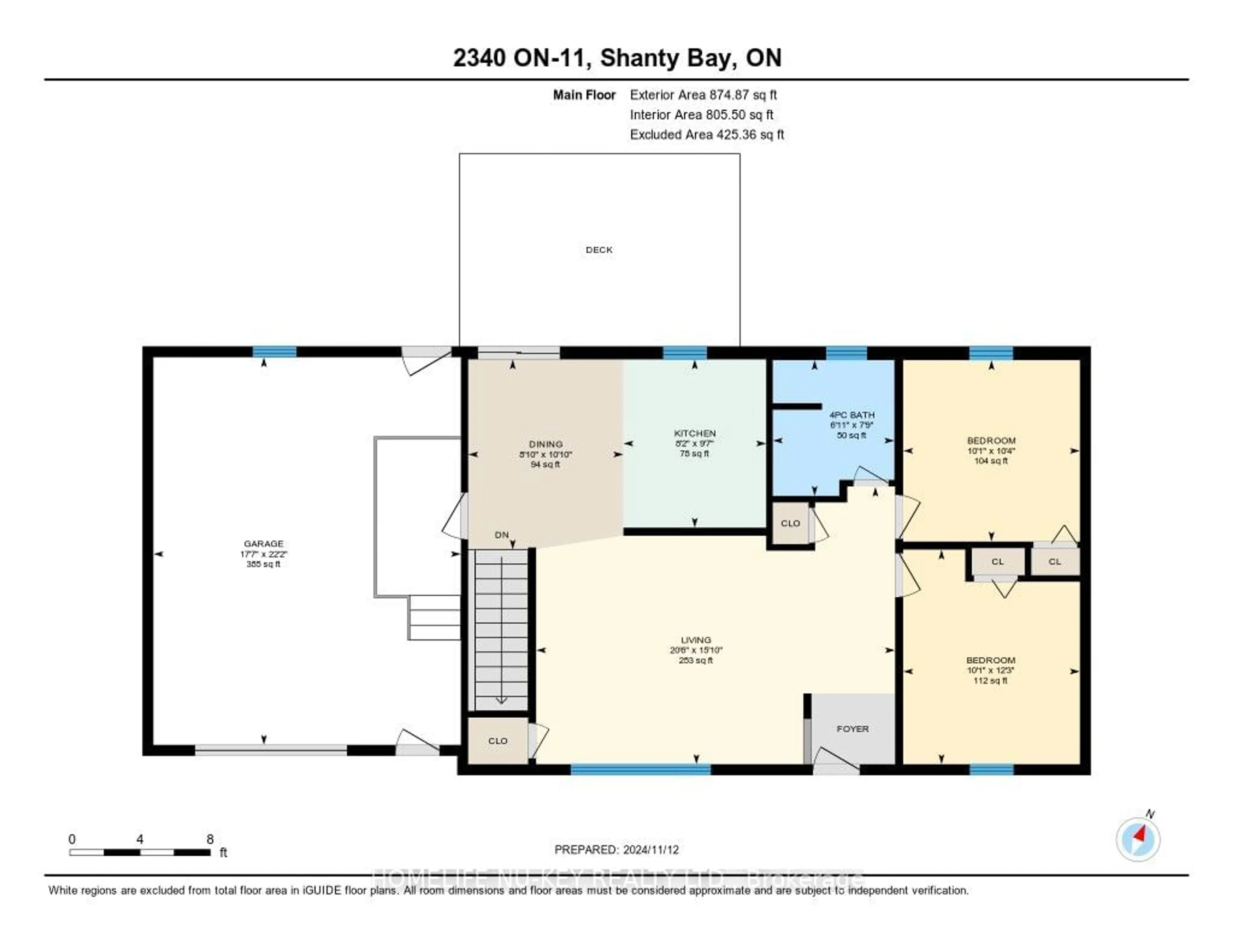 Floor plan for 2340 Hyw 11, Oro-Medonte Ontario L0L 2L0