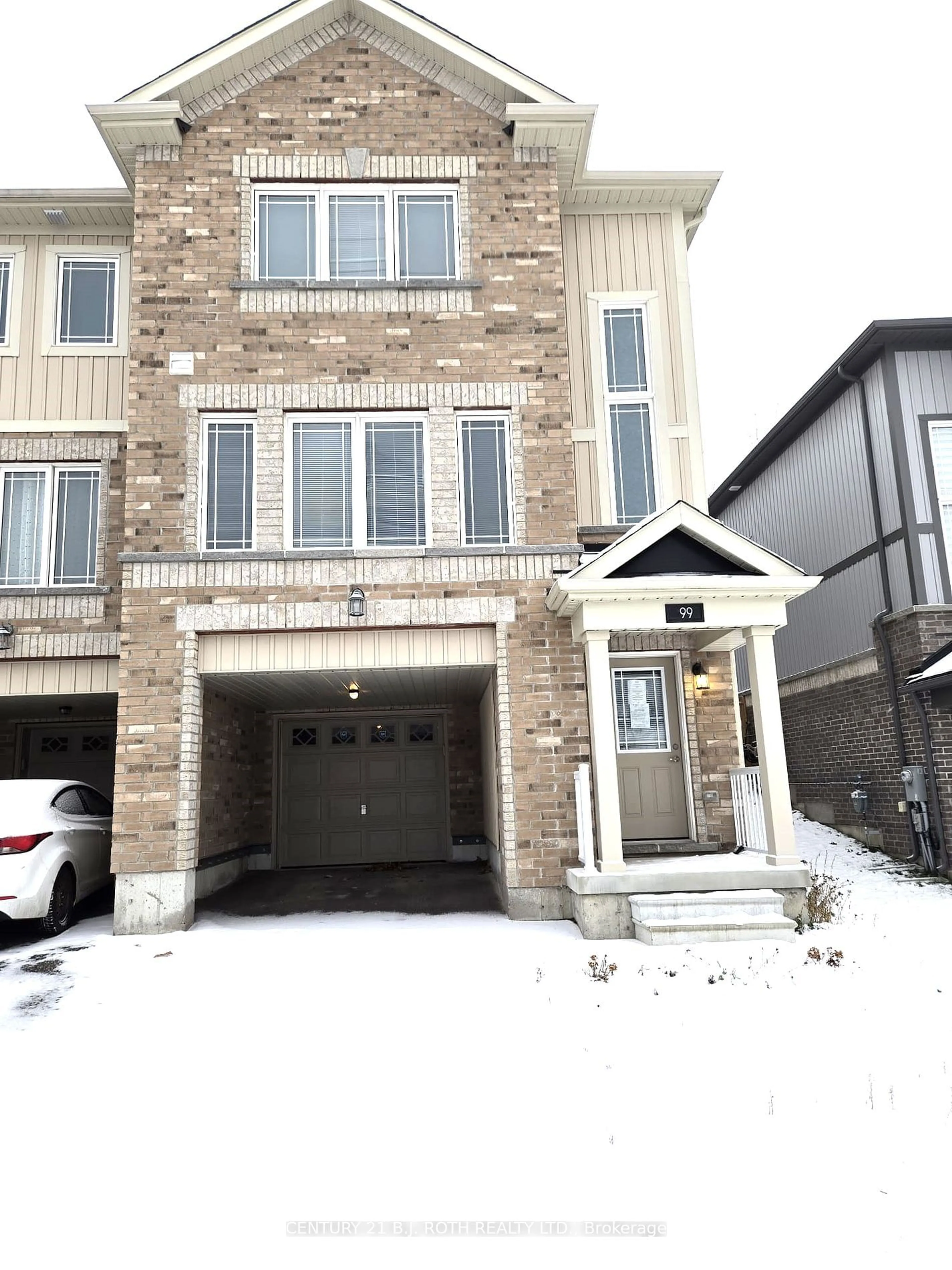 Home with brick exterior material, street for 99 Frank's Way, Barrie Ontario L4N 3J1