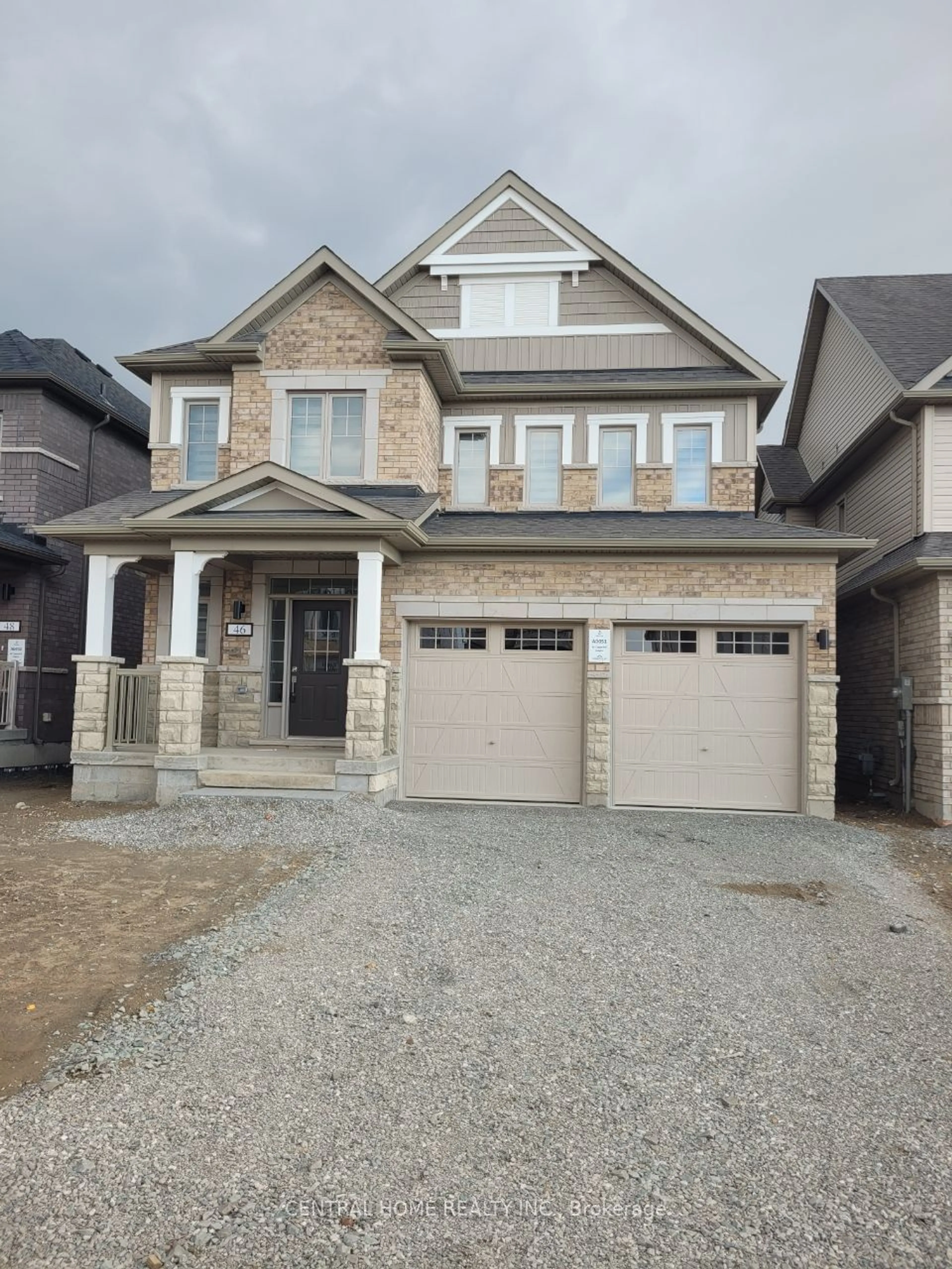 Home with brick exterior material, street for 46 COPPERHILL Hts, Barrie Ontario L9S 2Z4