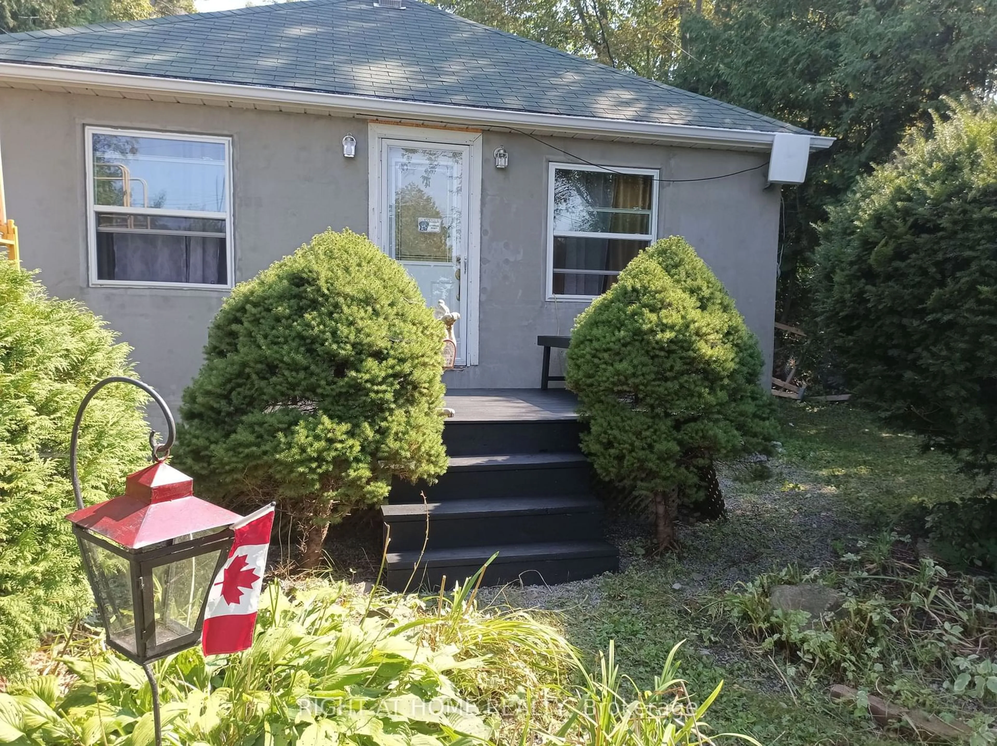 Home with vinyl exterior material, street for 2323 Lakeshore Dr, Ramara Ontario L0K 1B0