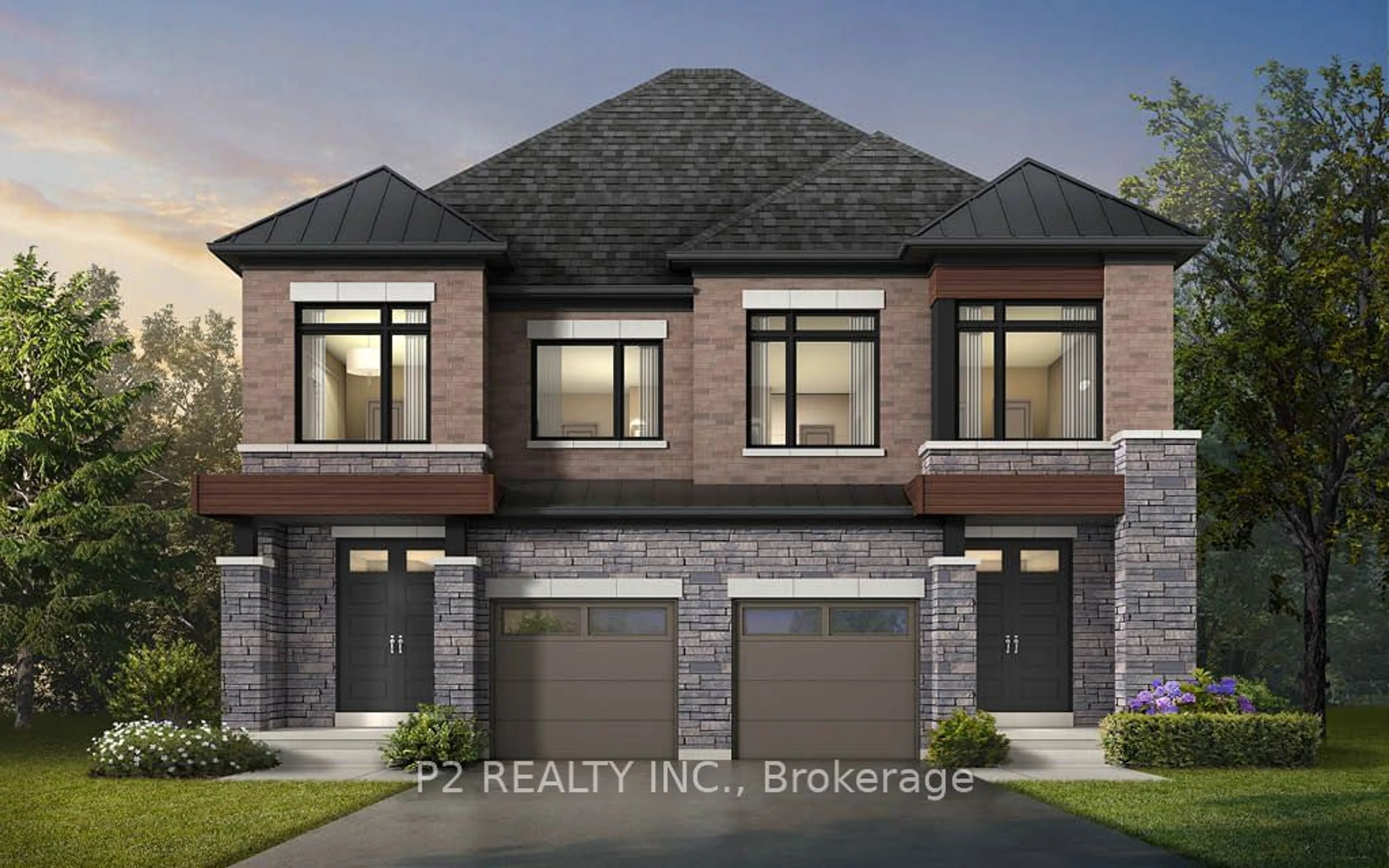 Home with brick exterior material, street for 22 Wild Ginger Lane, Springwater Ontario L9X 2E4