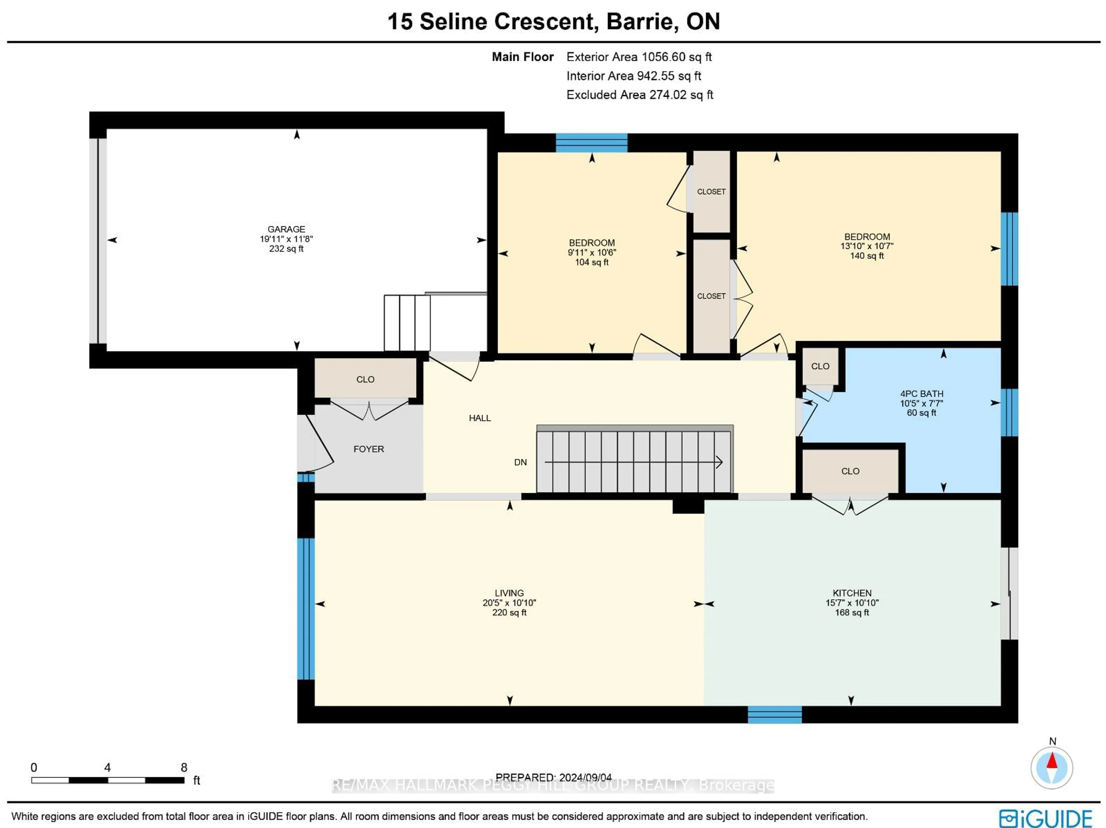 Floor plan for 15 Seline Cres, Barrie Ontario L4N 0Y6