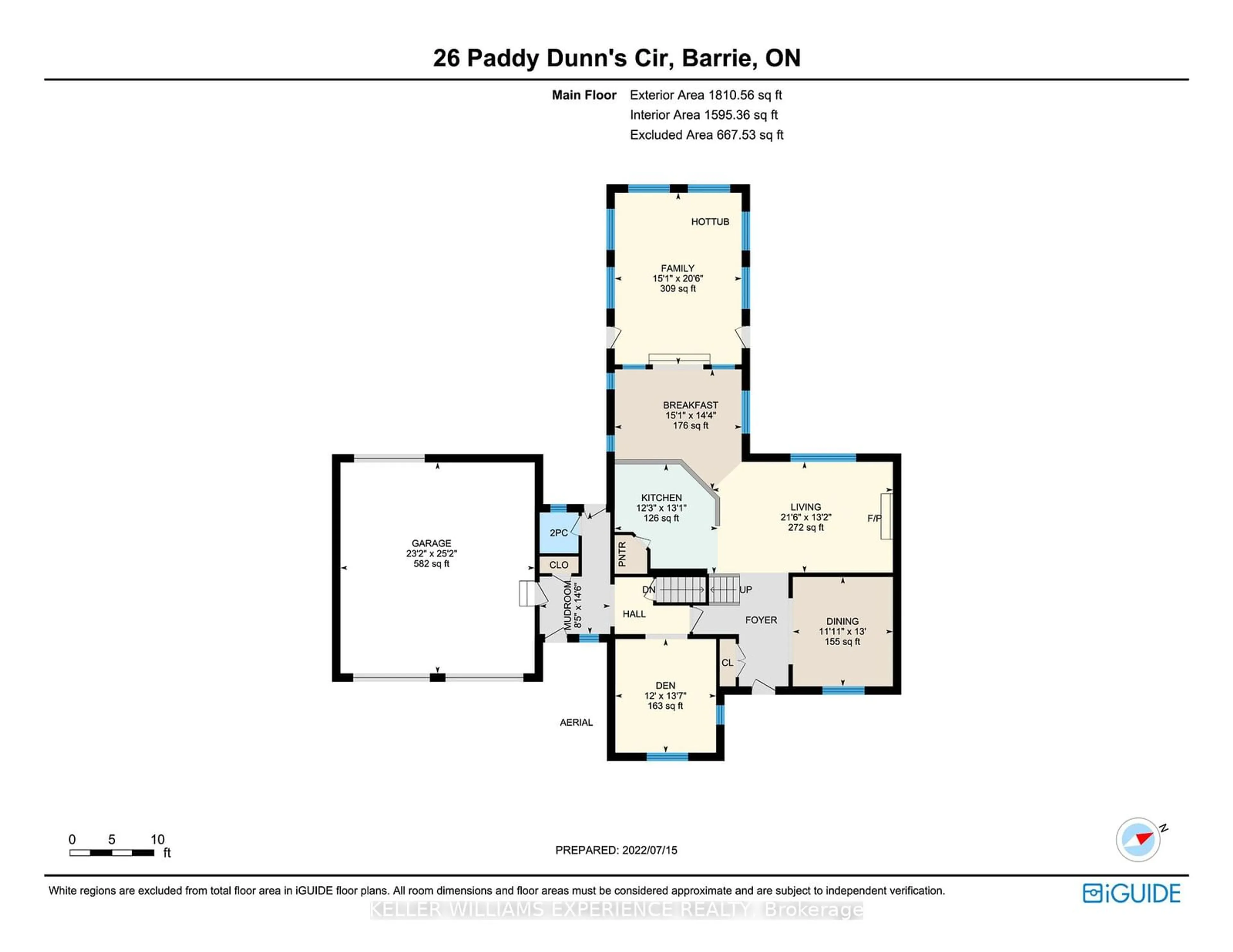 Floor plan for 26 Paddy Dunn's Circ, Springwater Ontario L9X 0T1