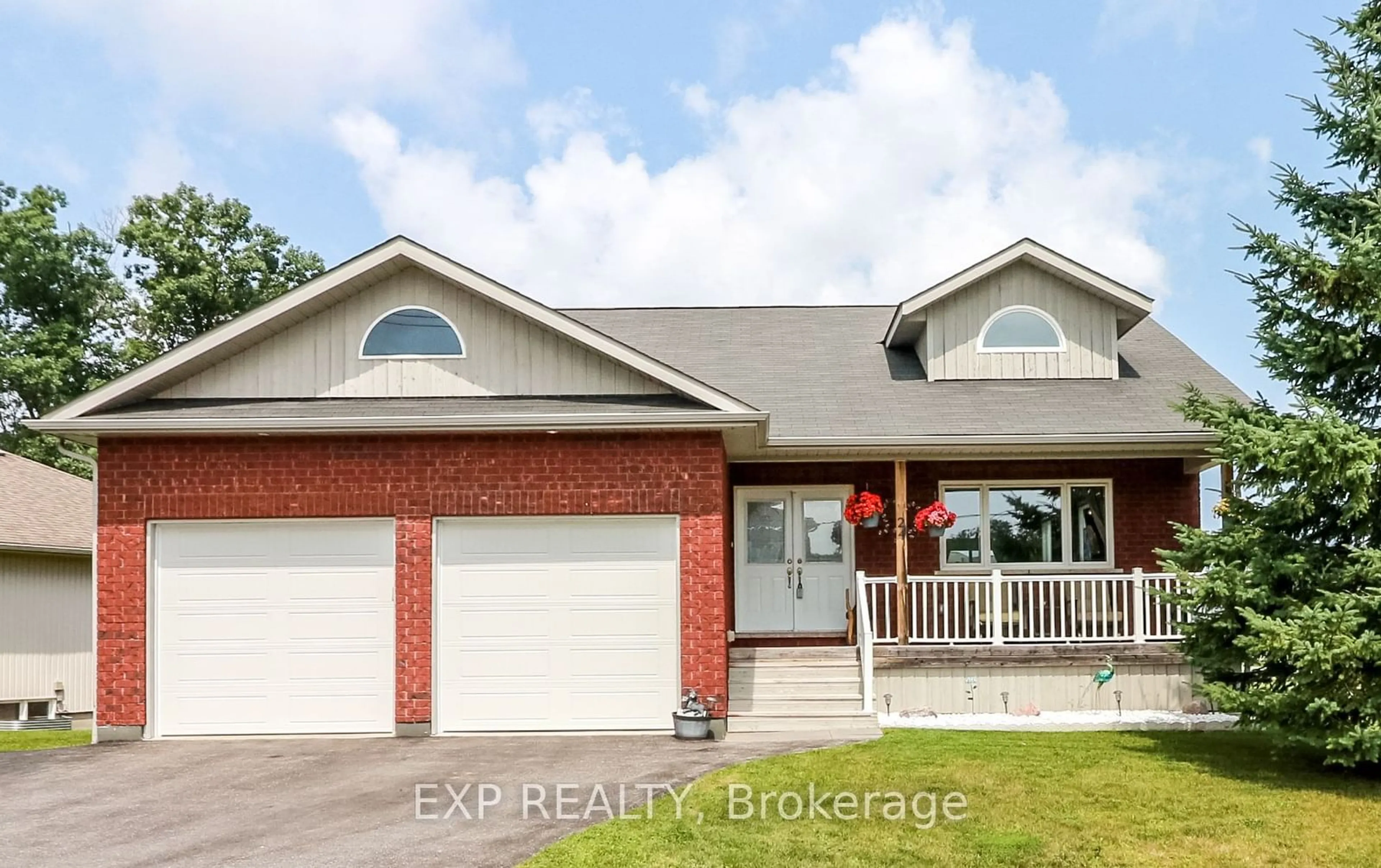 Home with brick exterior material, street for 24 Bourgeois Beach Rd, Tay Ontario L0K 2A0