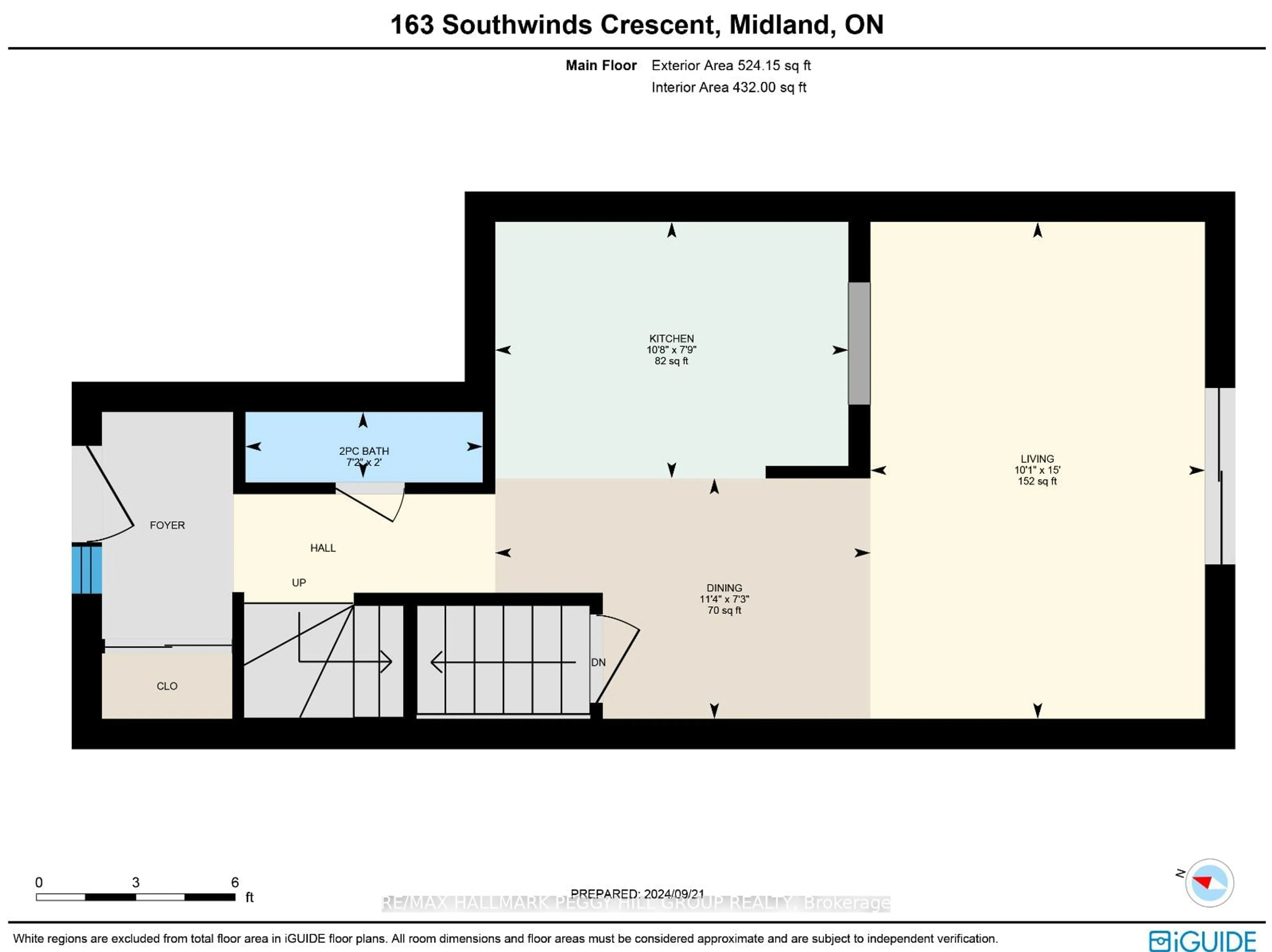 Floor plan for 163 Southwinds Cres, Midland Ontario L4R 0A2