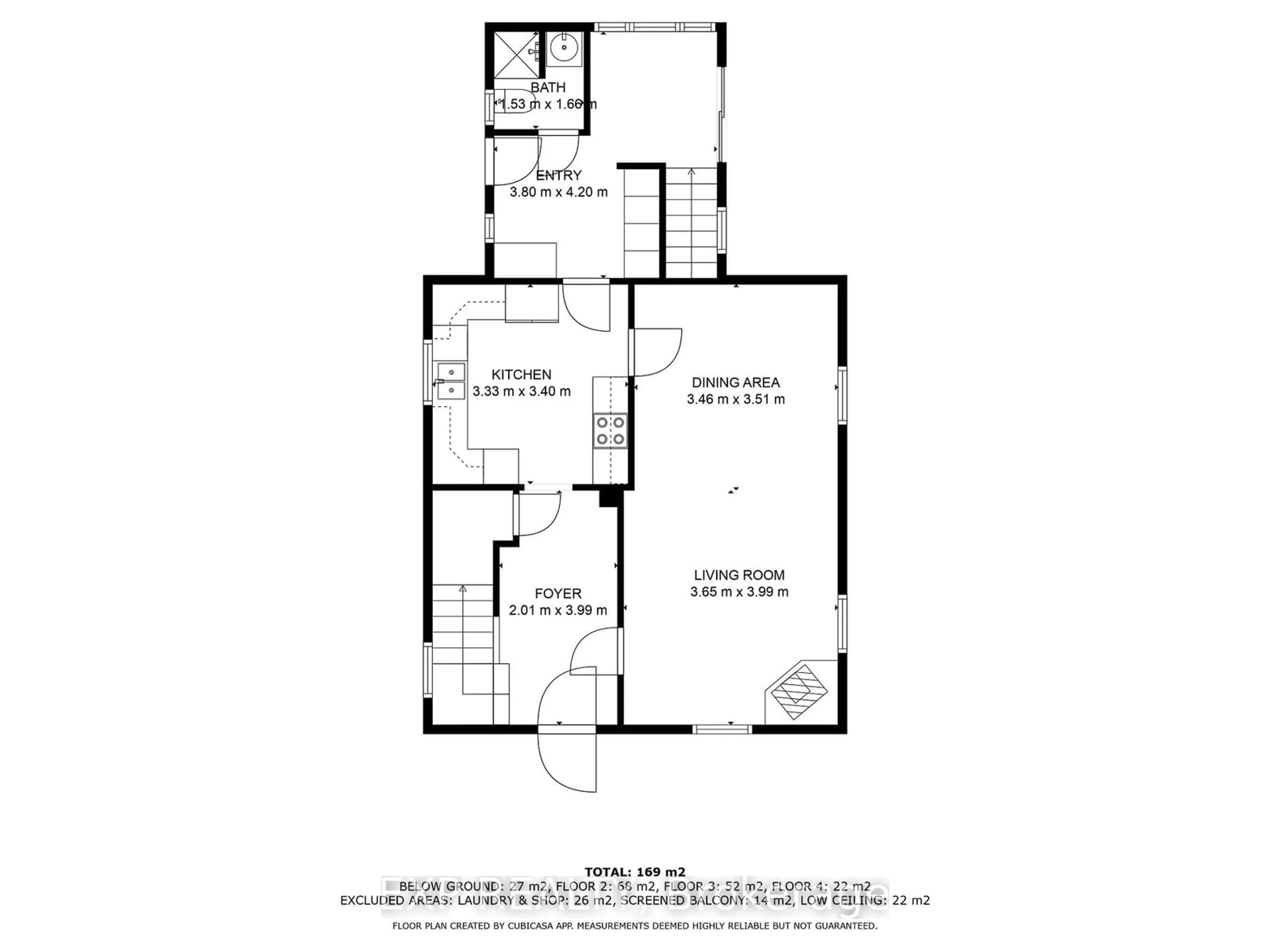 Floor plan for 12 Elizabeth St, Clearview Ontario L0M 1G0