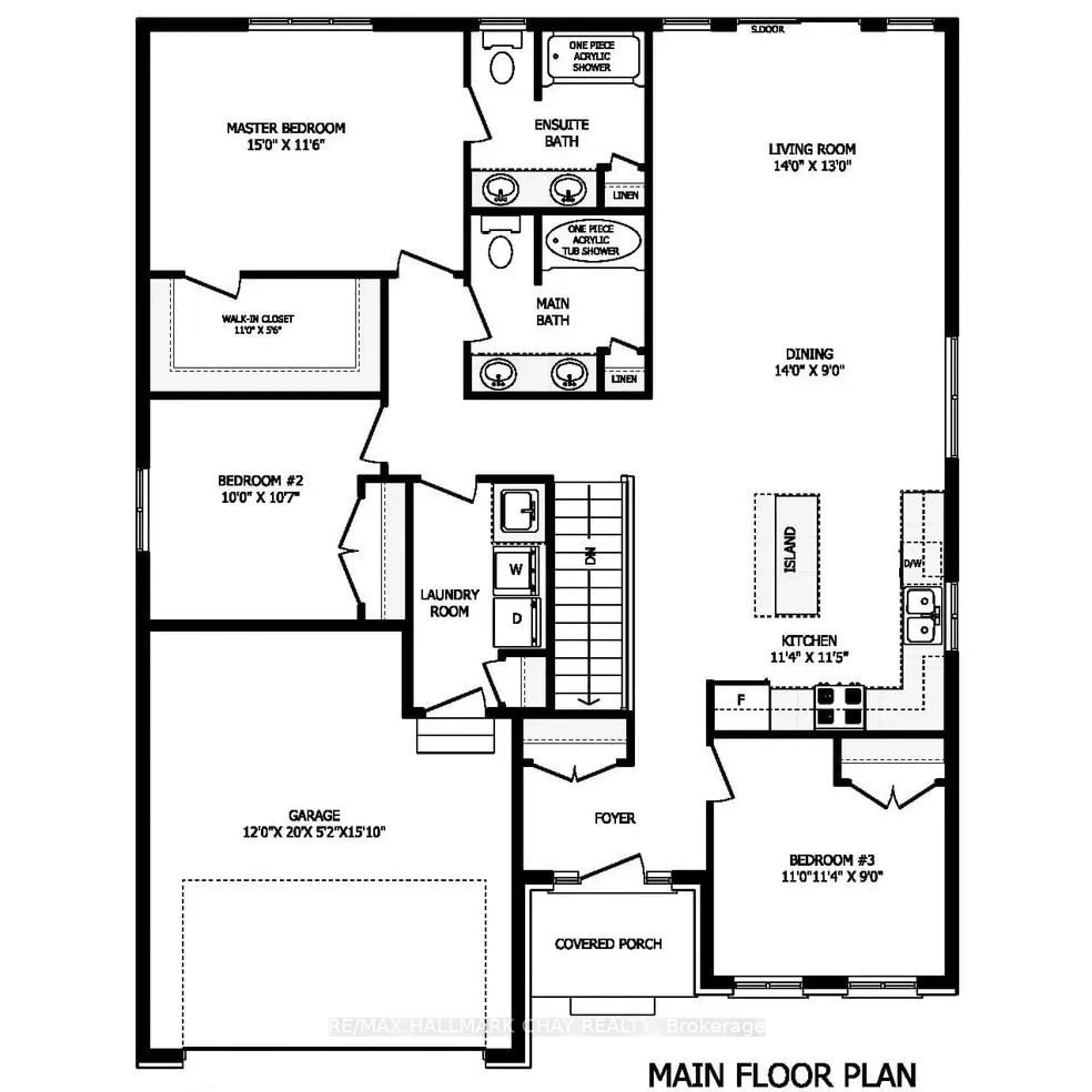 Floor plan for Lot34 Harold Ave, Severn Ontario L0K 1E0