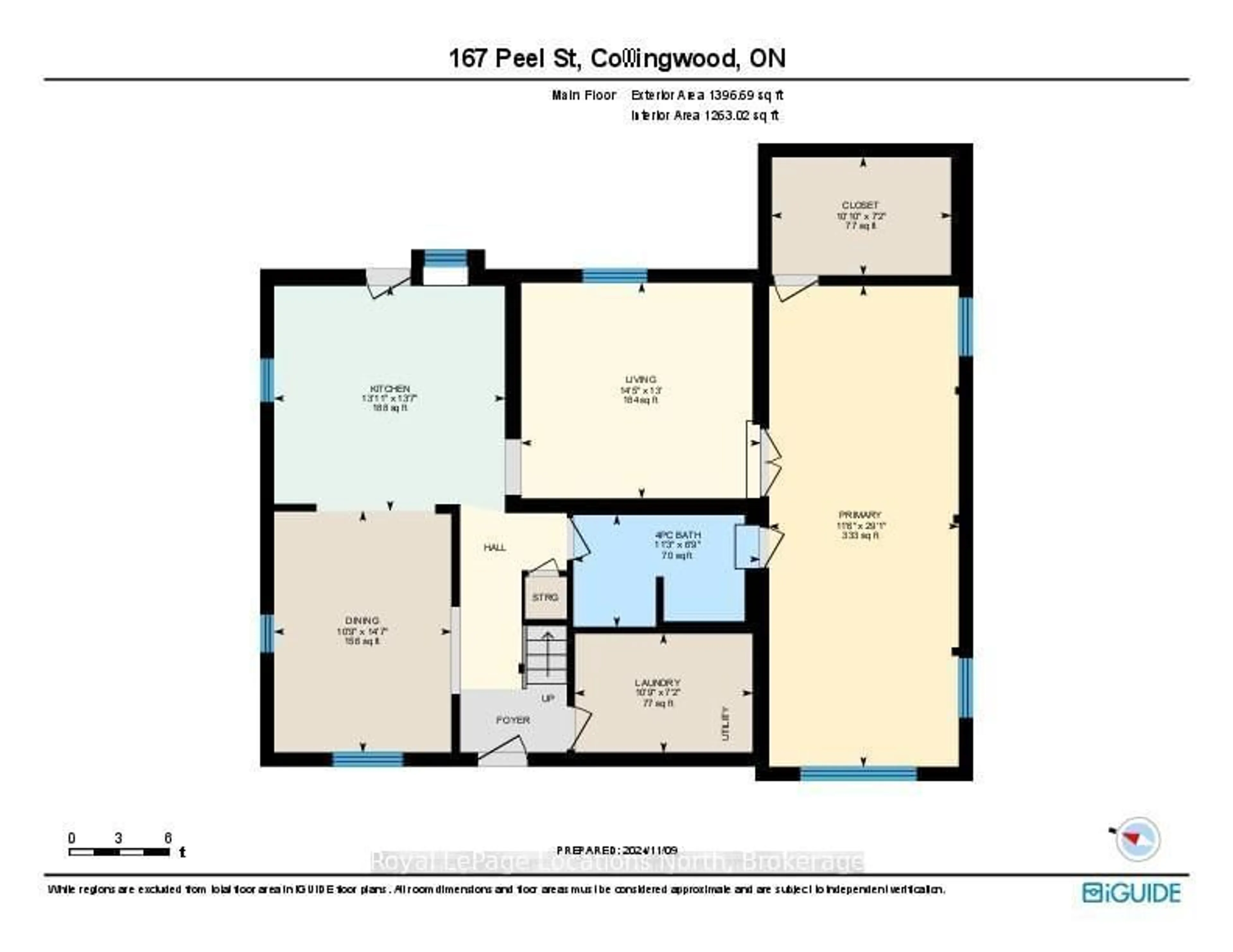 Floor plan for 167 Peel St, Collingwood Ontario L9Y 3V7