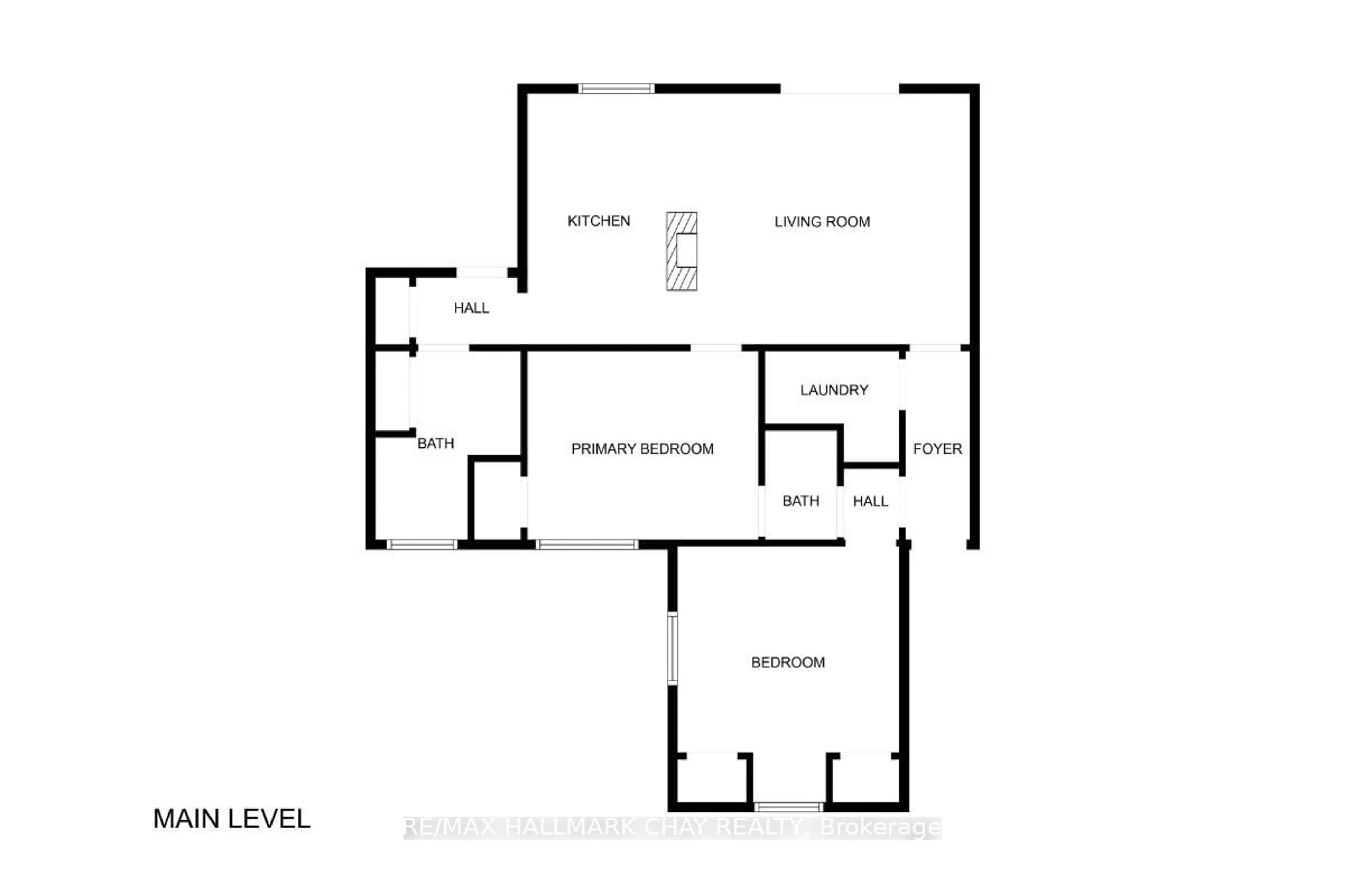 Floor plan for 153 Hoyt Ave, Tay Ontario L0K 2H0