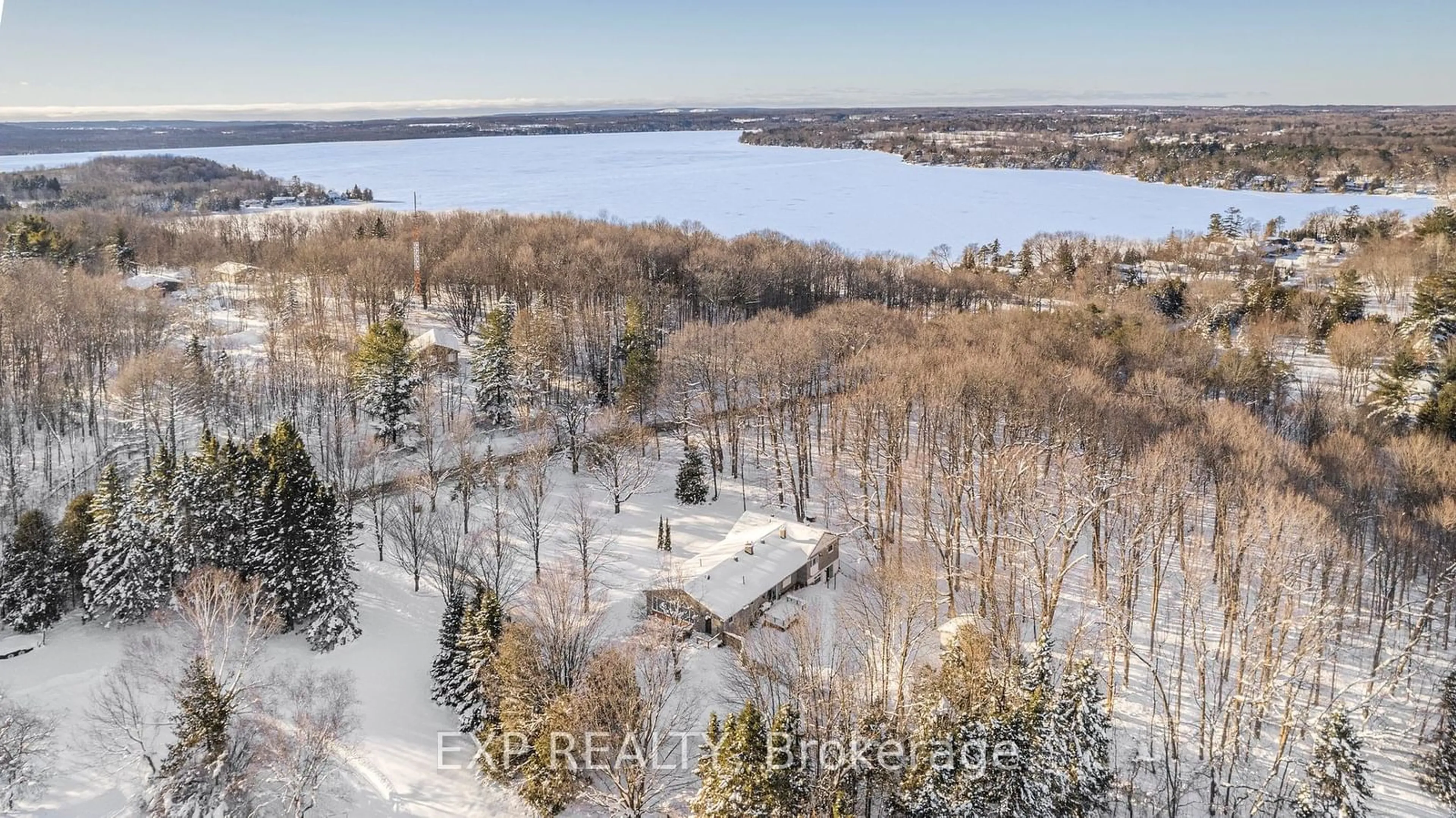 A pic from outside/outdoor area/front of a property/back of a property/a pic from drone, water/lake/river/ocean view for 1083 Line 15 Line, Oro-Medonte Ontario L3V 8J1