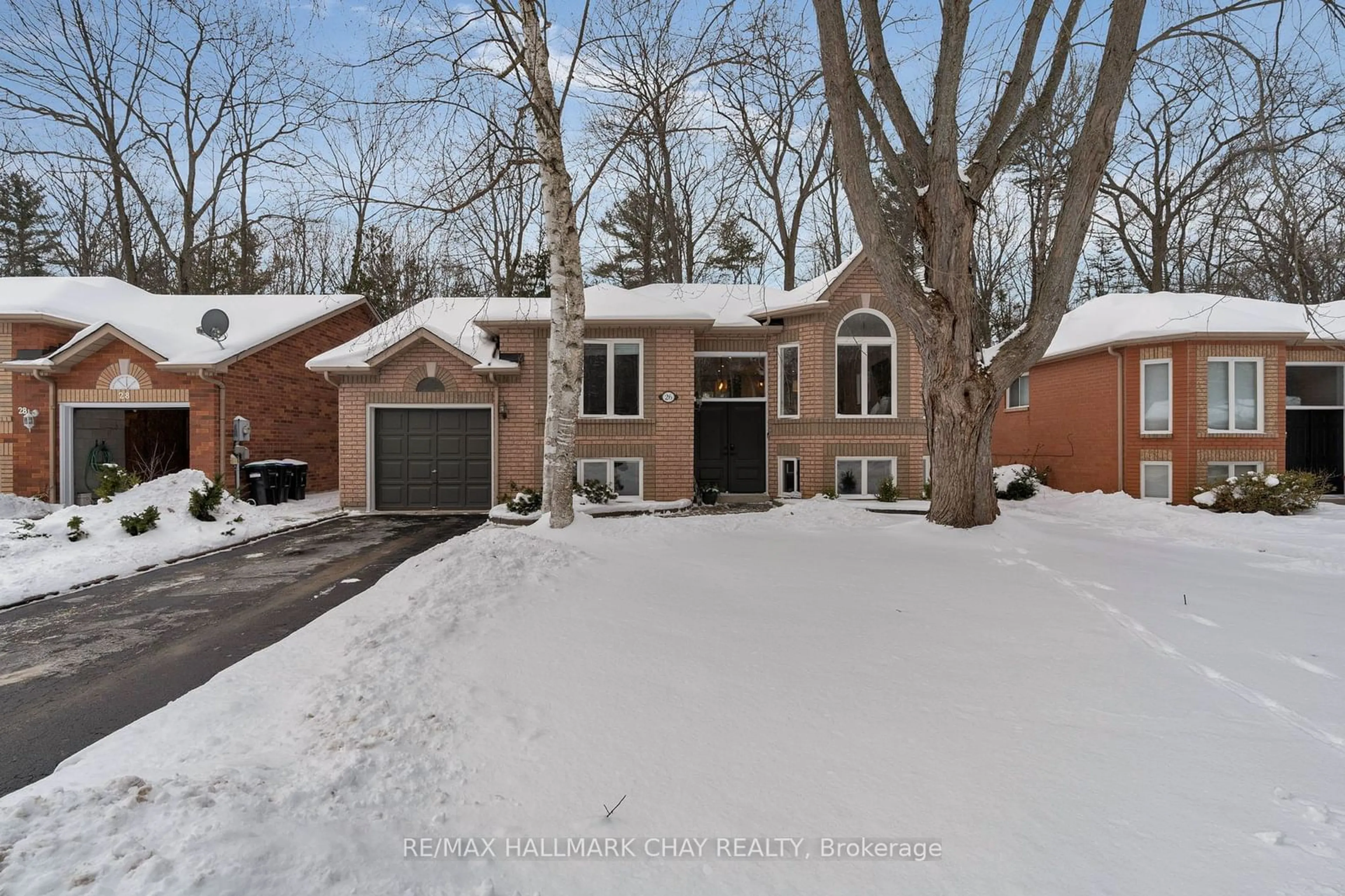 Home with brick exterior material, street for 26 Brillinger Dr, Wasaga Beach Ontario L9Z 1L4