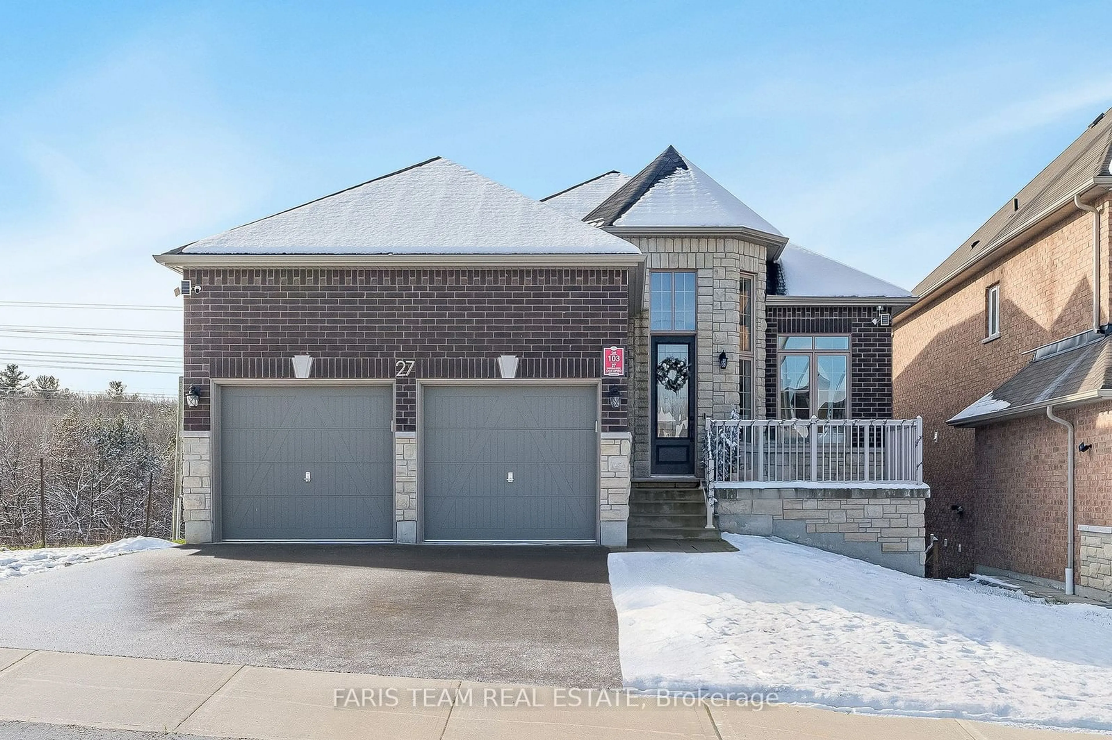 Home with brick exterior material, street for 27 Muirfield Dr, Barrie Ontario L4N 5S4