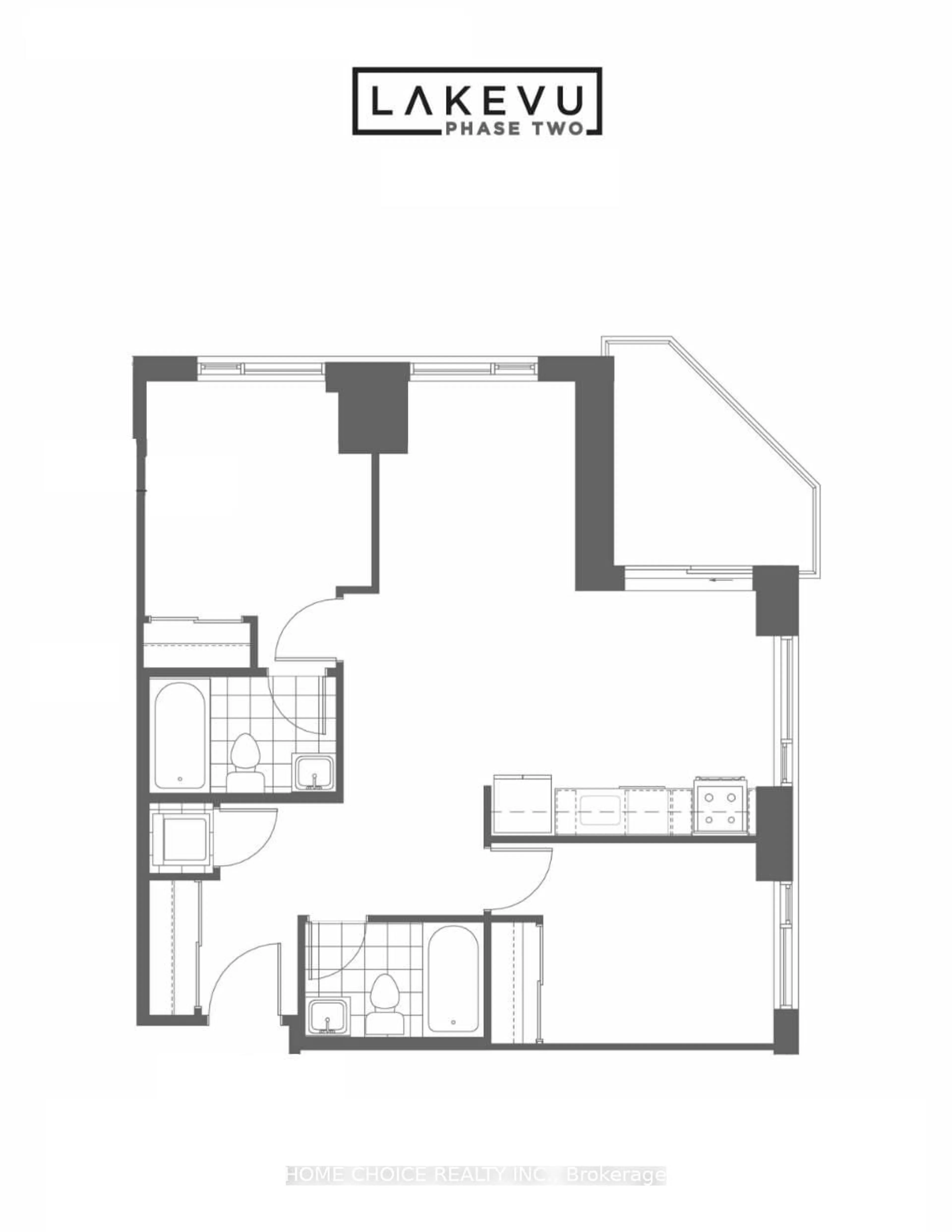 Floor plan for 56 Lakeside Terr #409, Barrie Ontario L4M 0L4