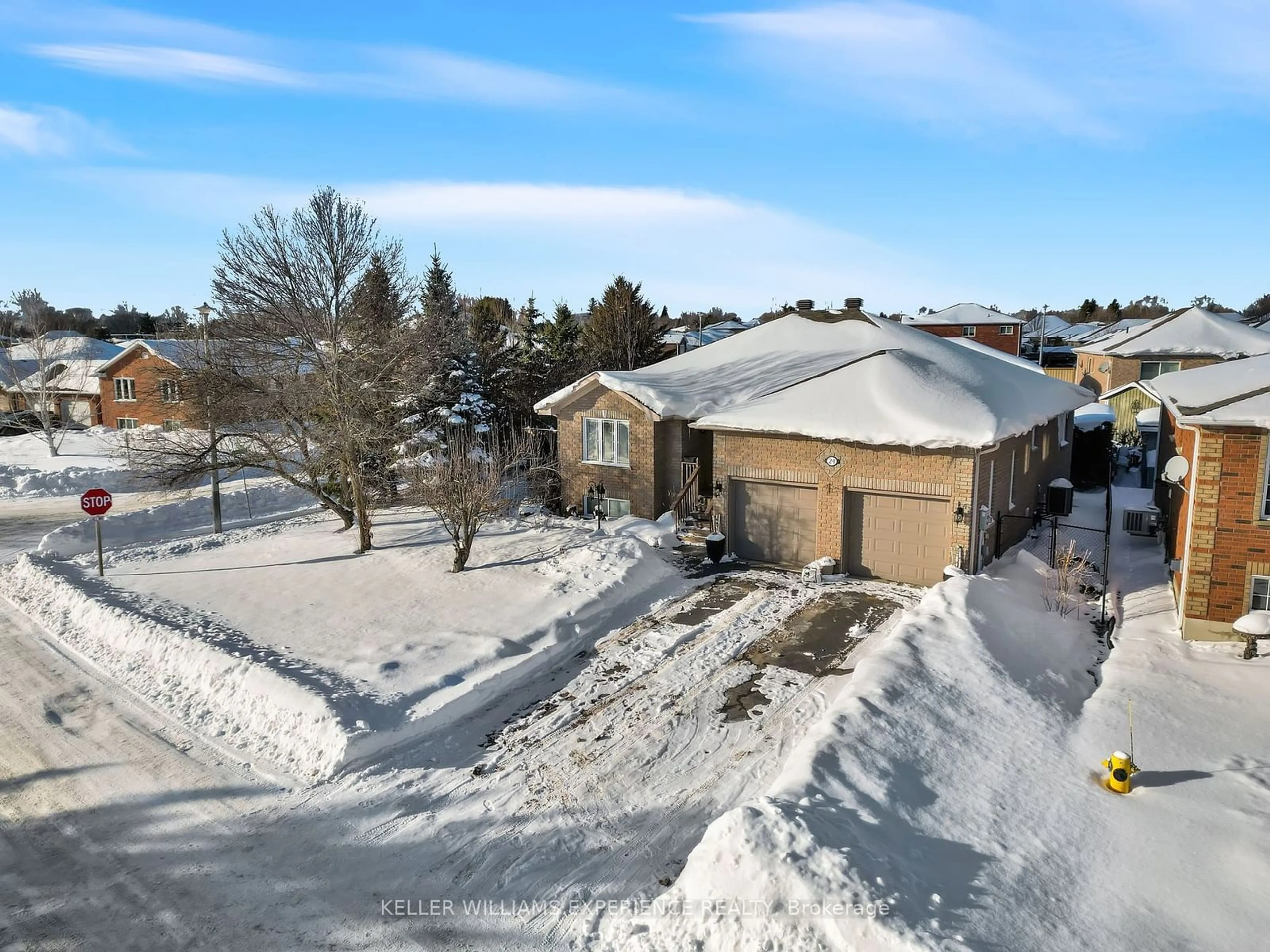 A pic from outside/outdoor area/front of a property/back of a property/a pic from drone, street for 24 Graham St, Springwater Ontario L0L 1P0