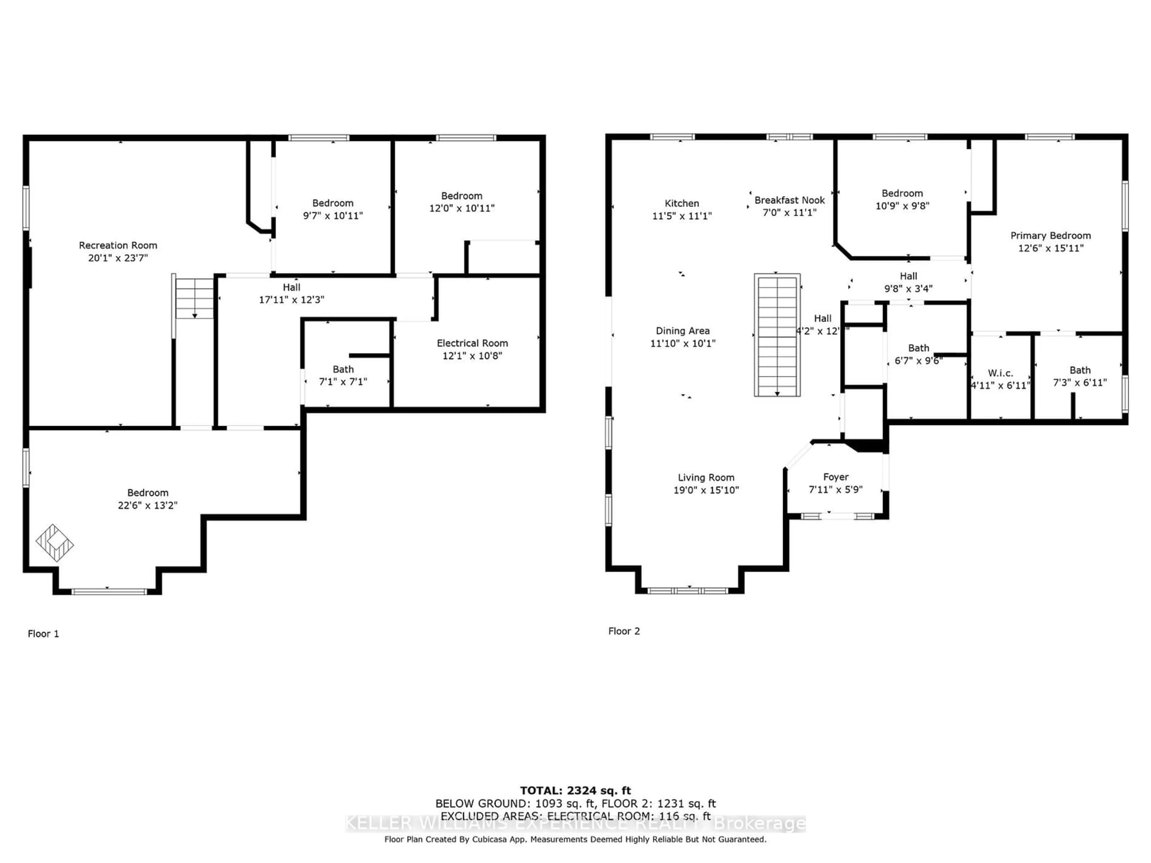 Floor plan for 24 Graham St, Springwater Ontario L0L 1P0