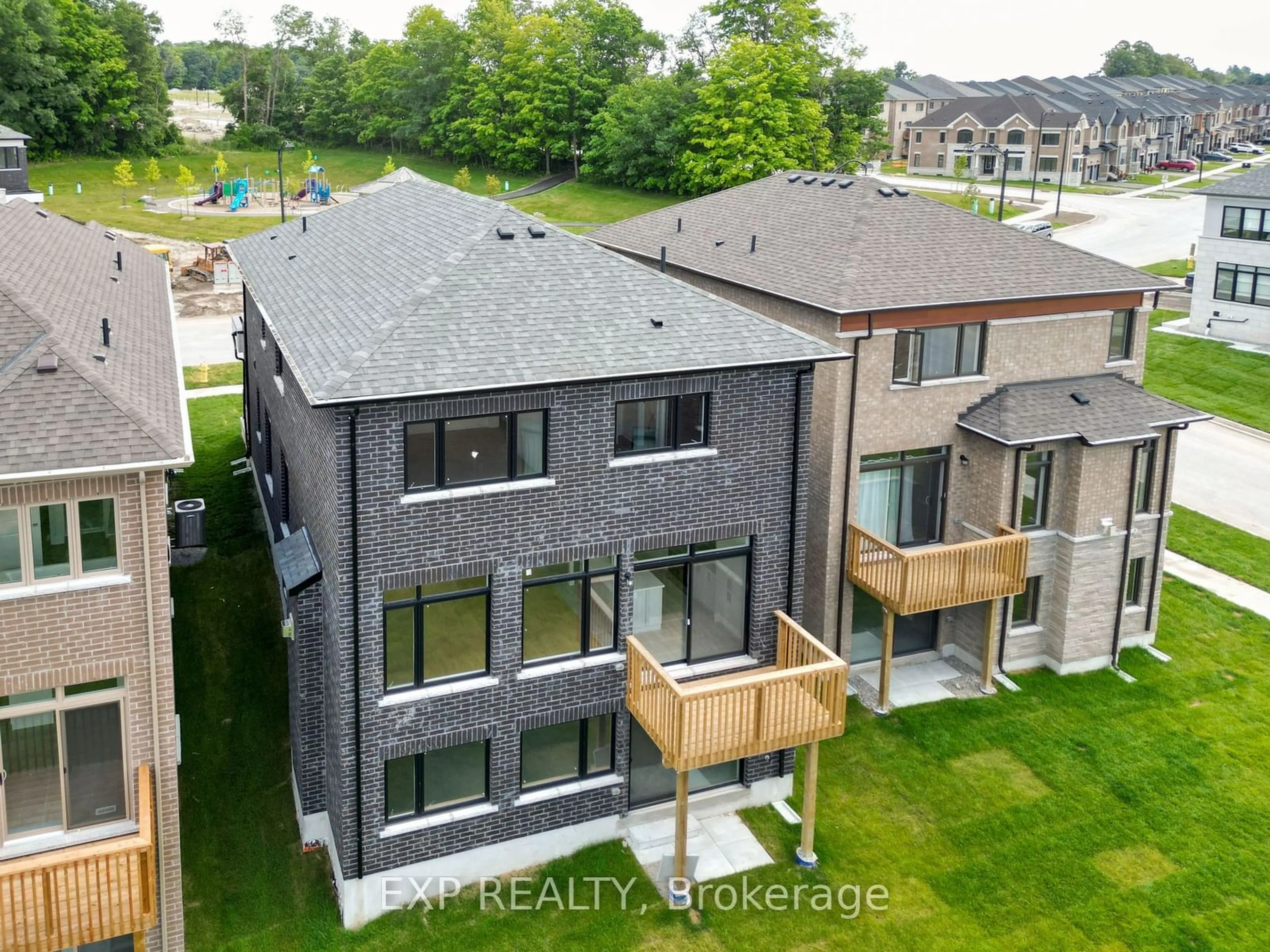 A pic from outside/outdoor area/front of a property/back of a property/a pic from drone, unknown for 56 Bearberry Rd, Springwater Ontario L0L 1Y3