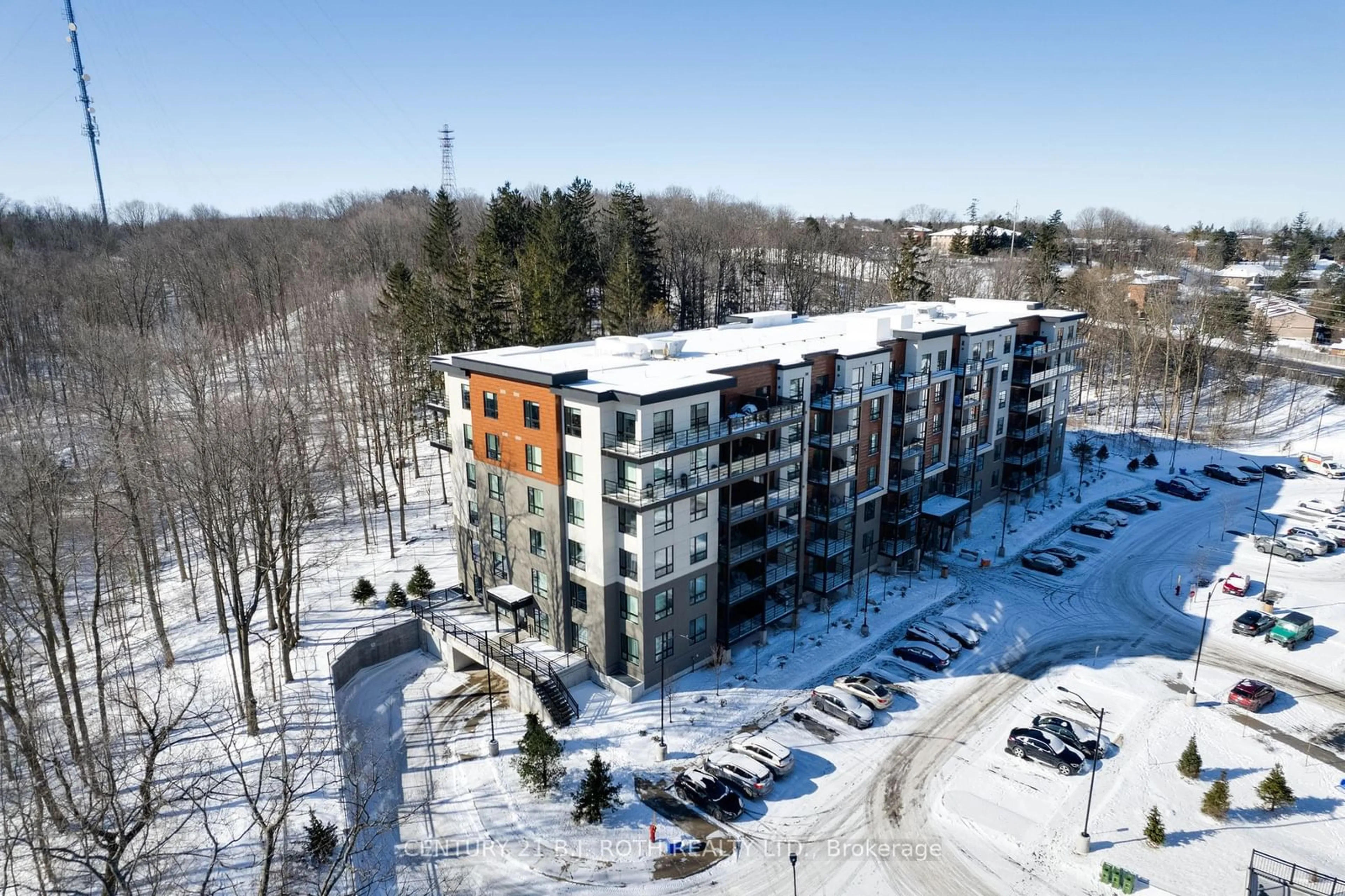 A pic from outside/outdoor area/front of a property/back of a property/a pic from drone, building for 304 ESSA Rd #110, Barrie Ontario L9J 0H4