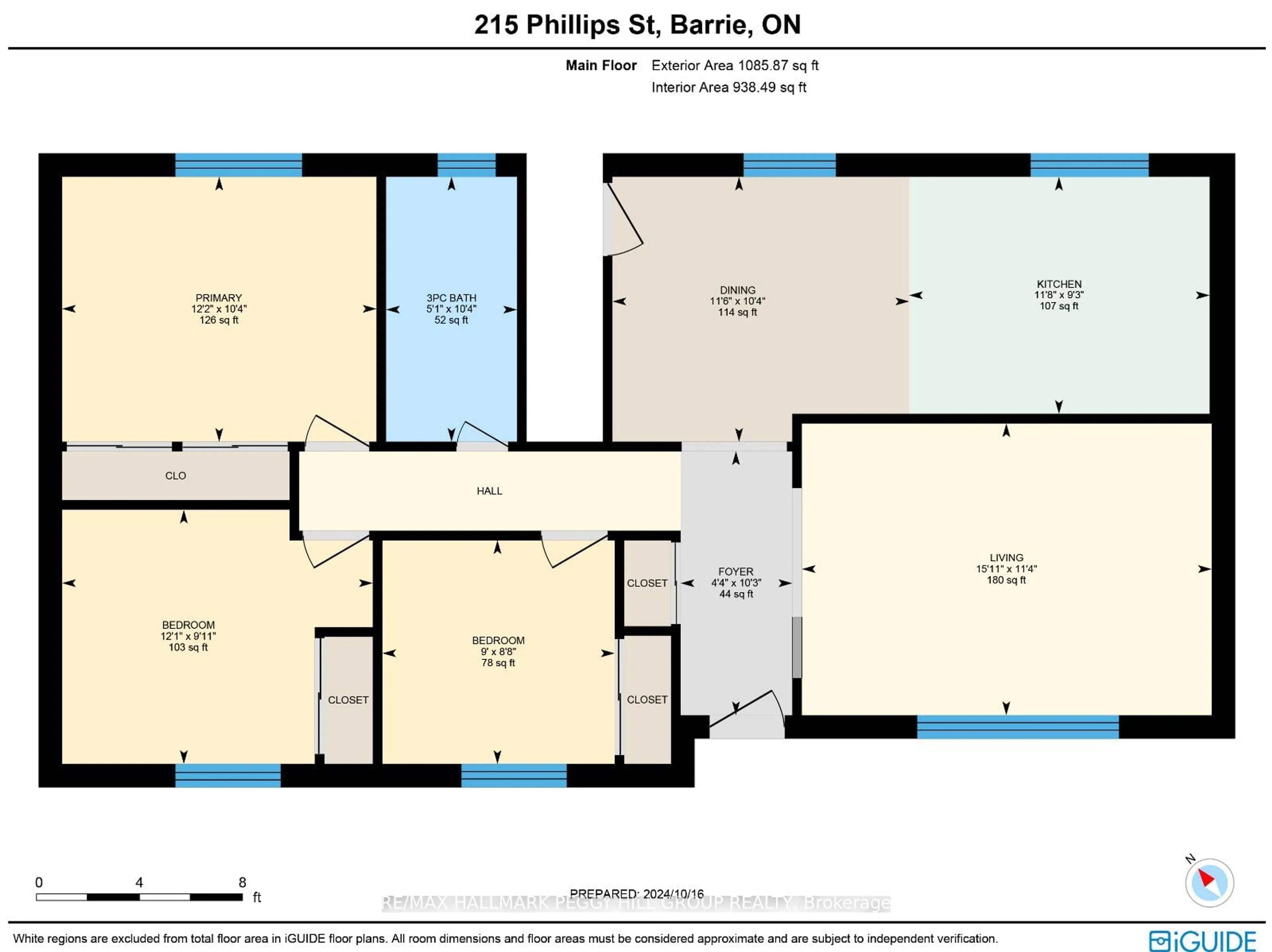 Floor plan for 215 Phillips St, Barrie Ontario L4N 3V2