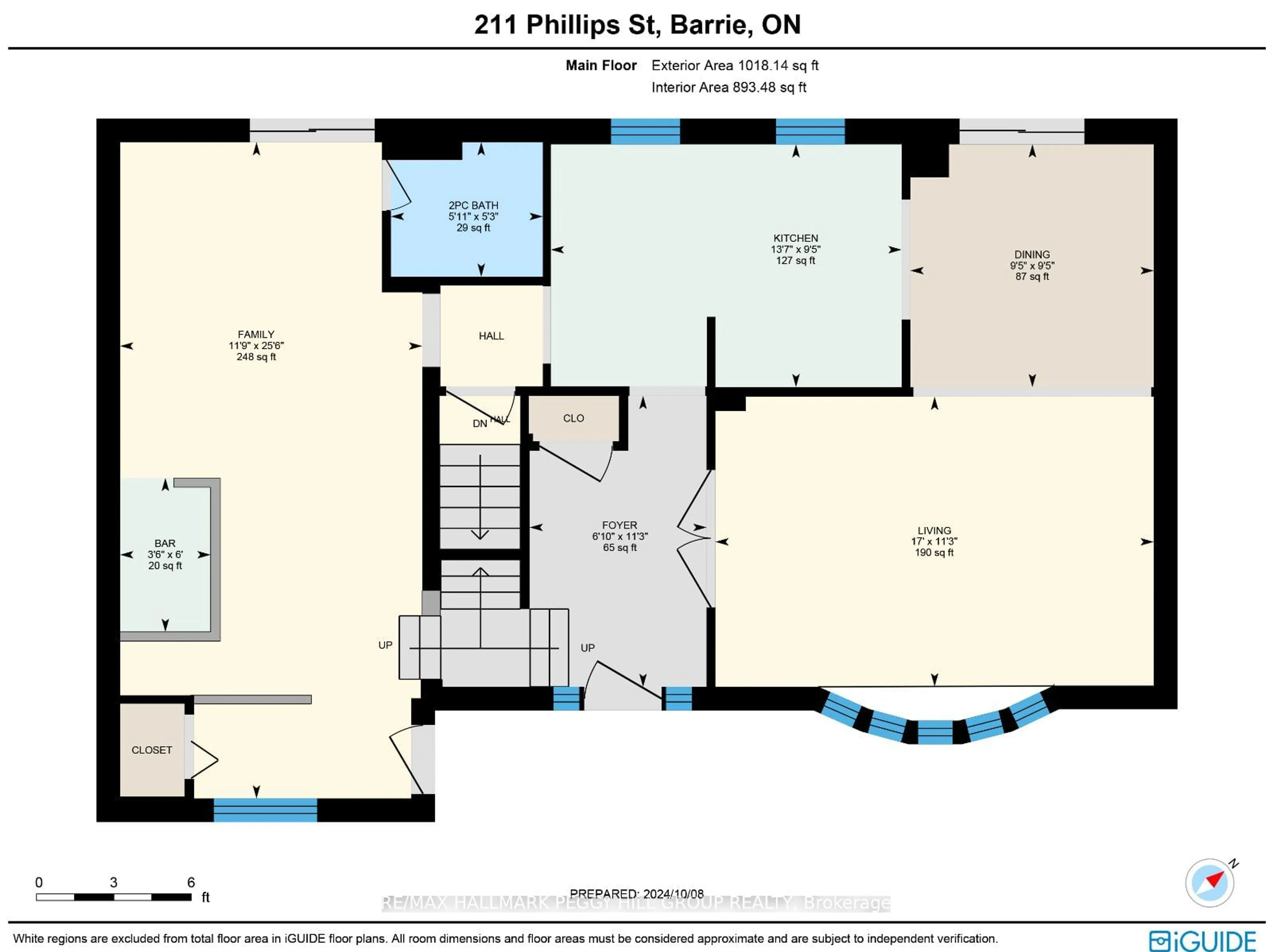 Floor plan for 211 Phillips St, Barrie Ontario L4N 3V2