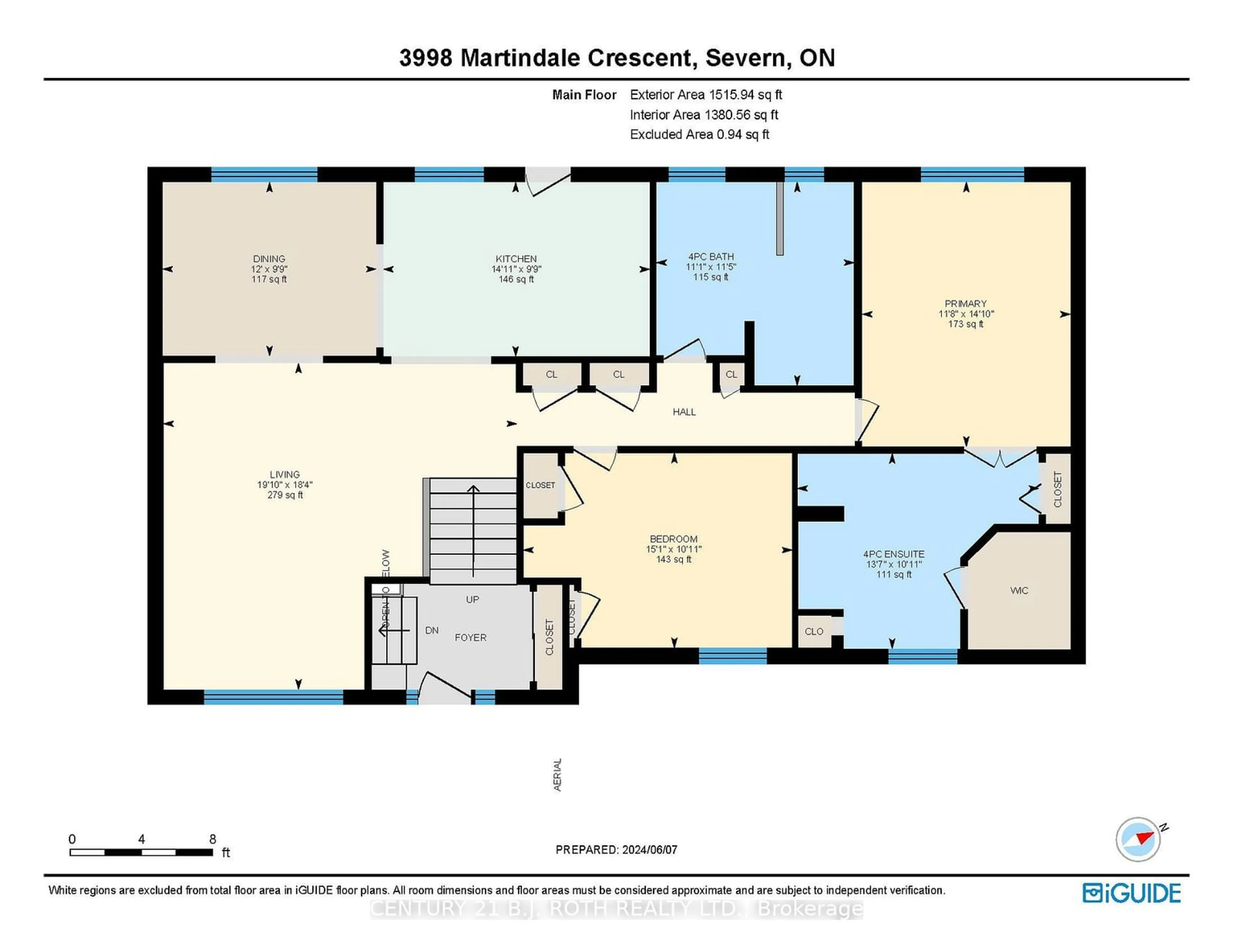 Floor plan for 3998 Martindale Cres, Severn Ontario L3V 0W9