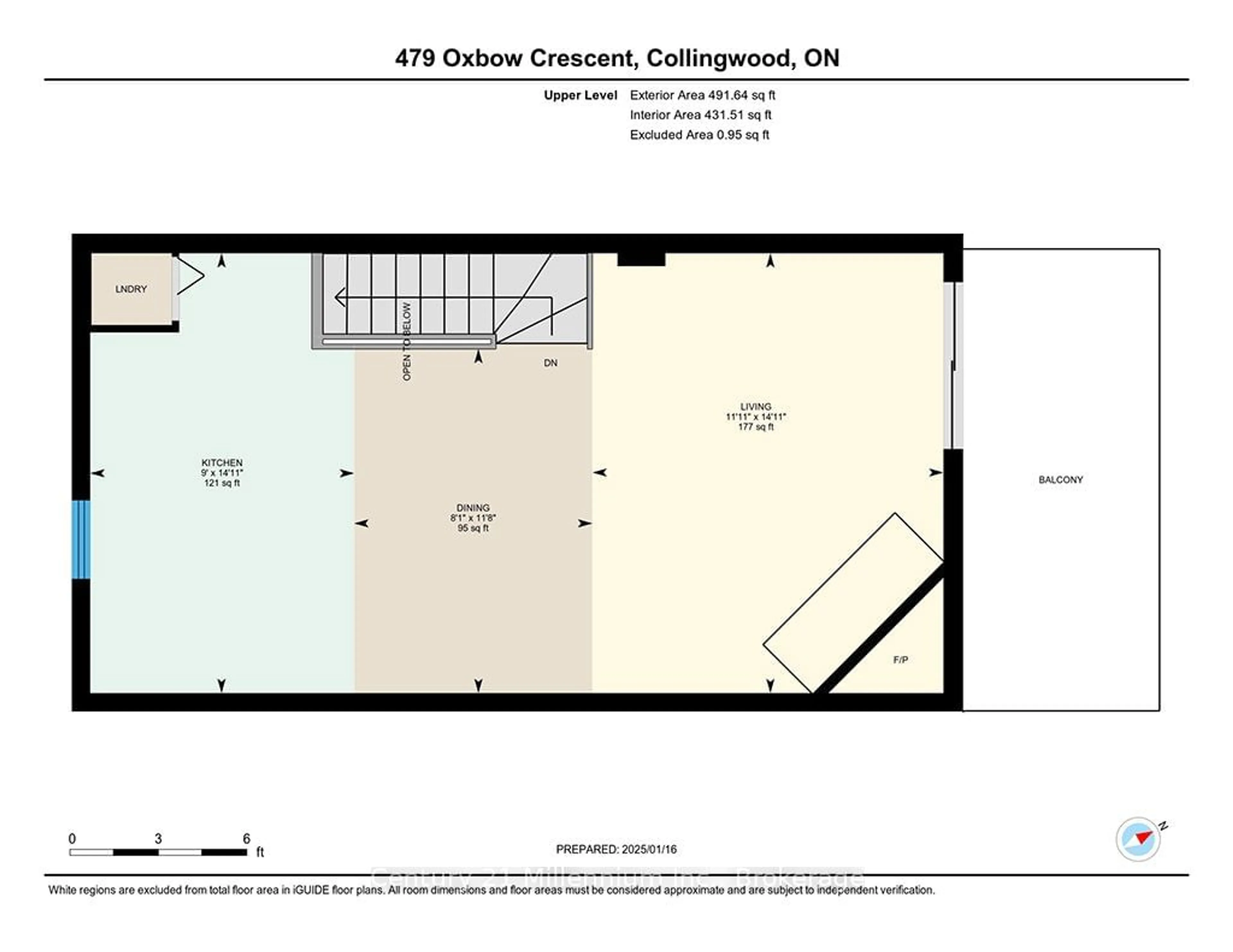 Floor plan for 479 Oxbow Cres, Collingwood Ontario L9Y 5B4