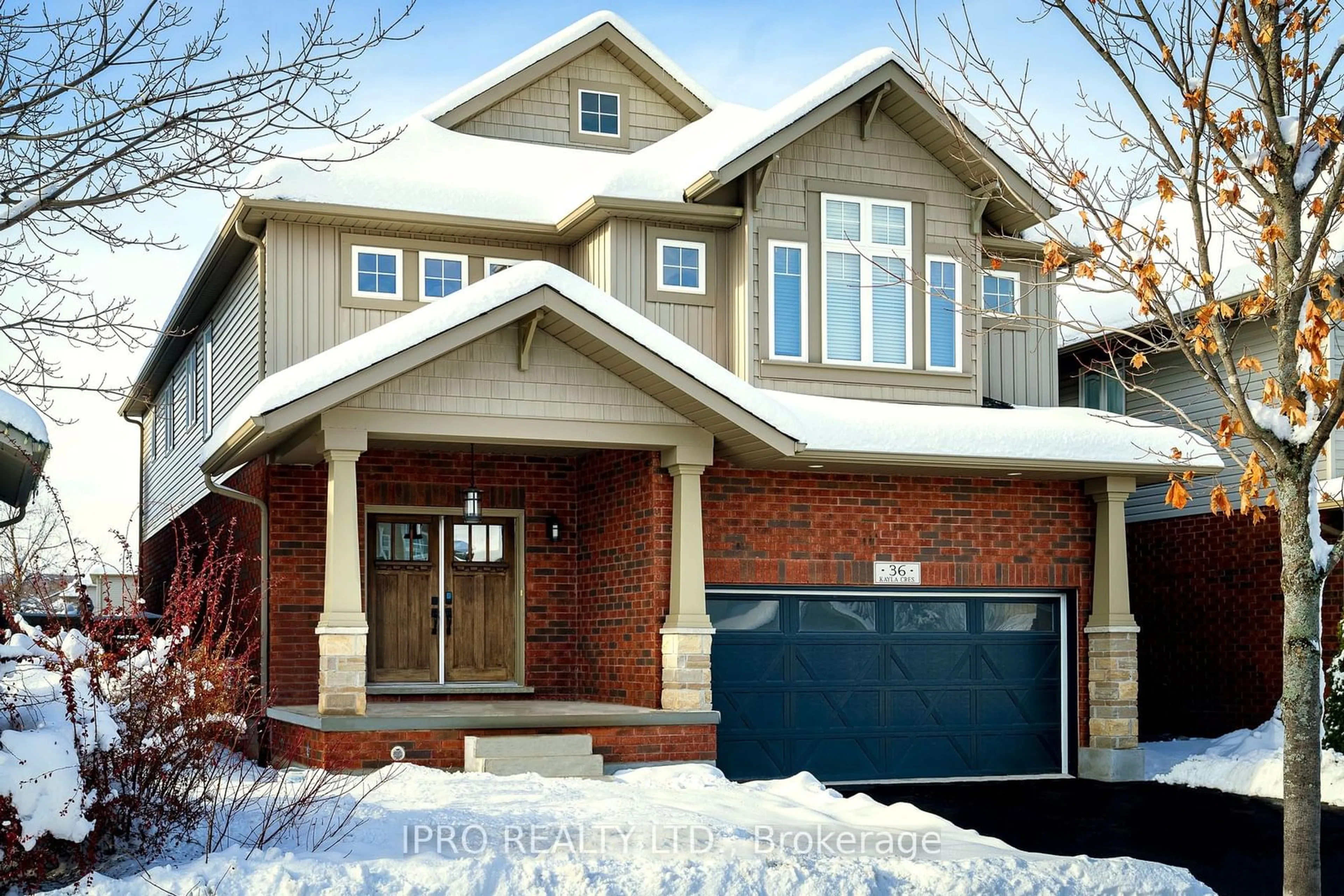 Home with brick exterior material, street for 36 Kayla Cres, Collingwood Ontario L9Y 5K8