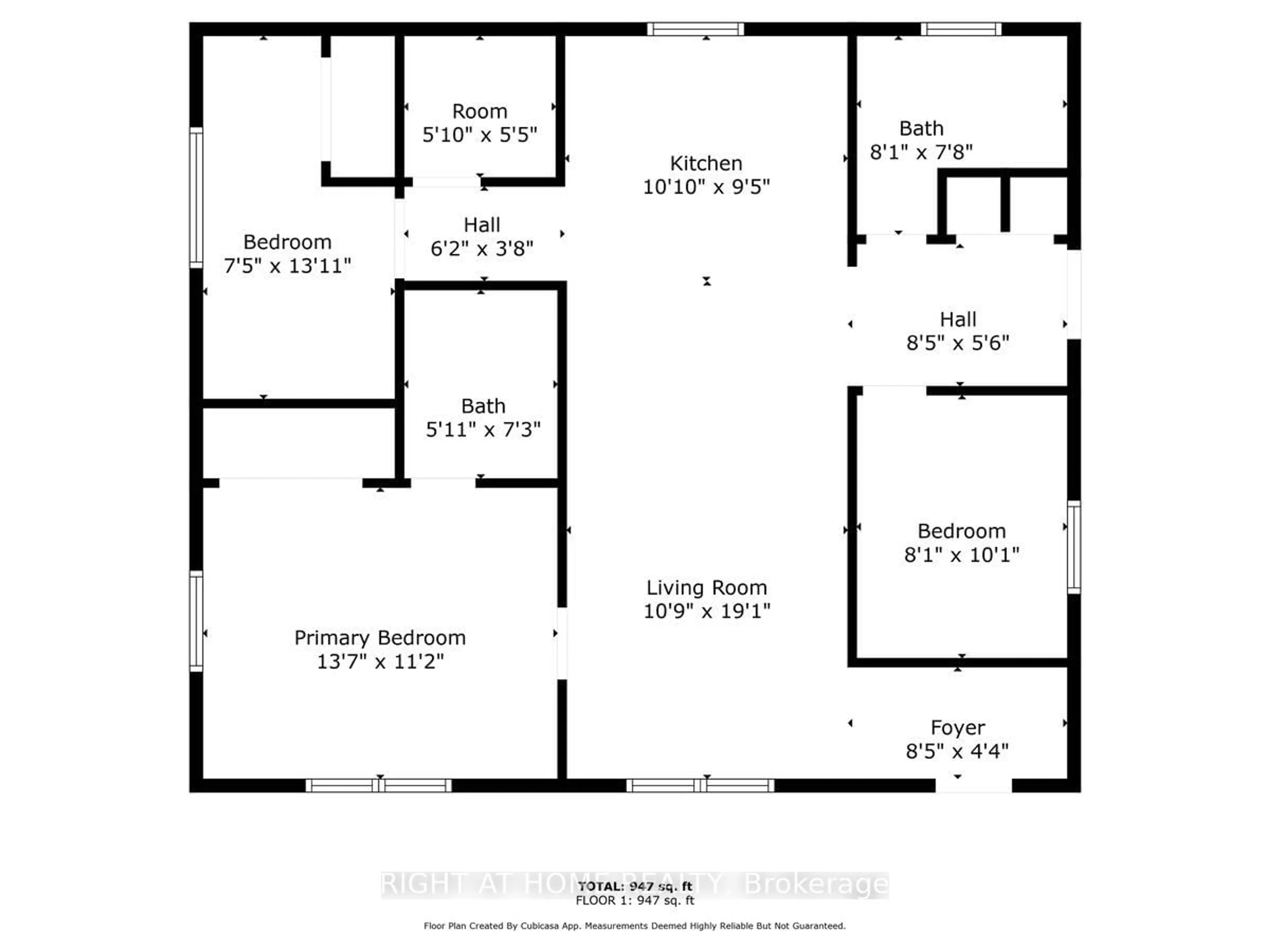 Floor plan for 169 Peel St, Collingwood Ontario L9Y 3V7