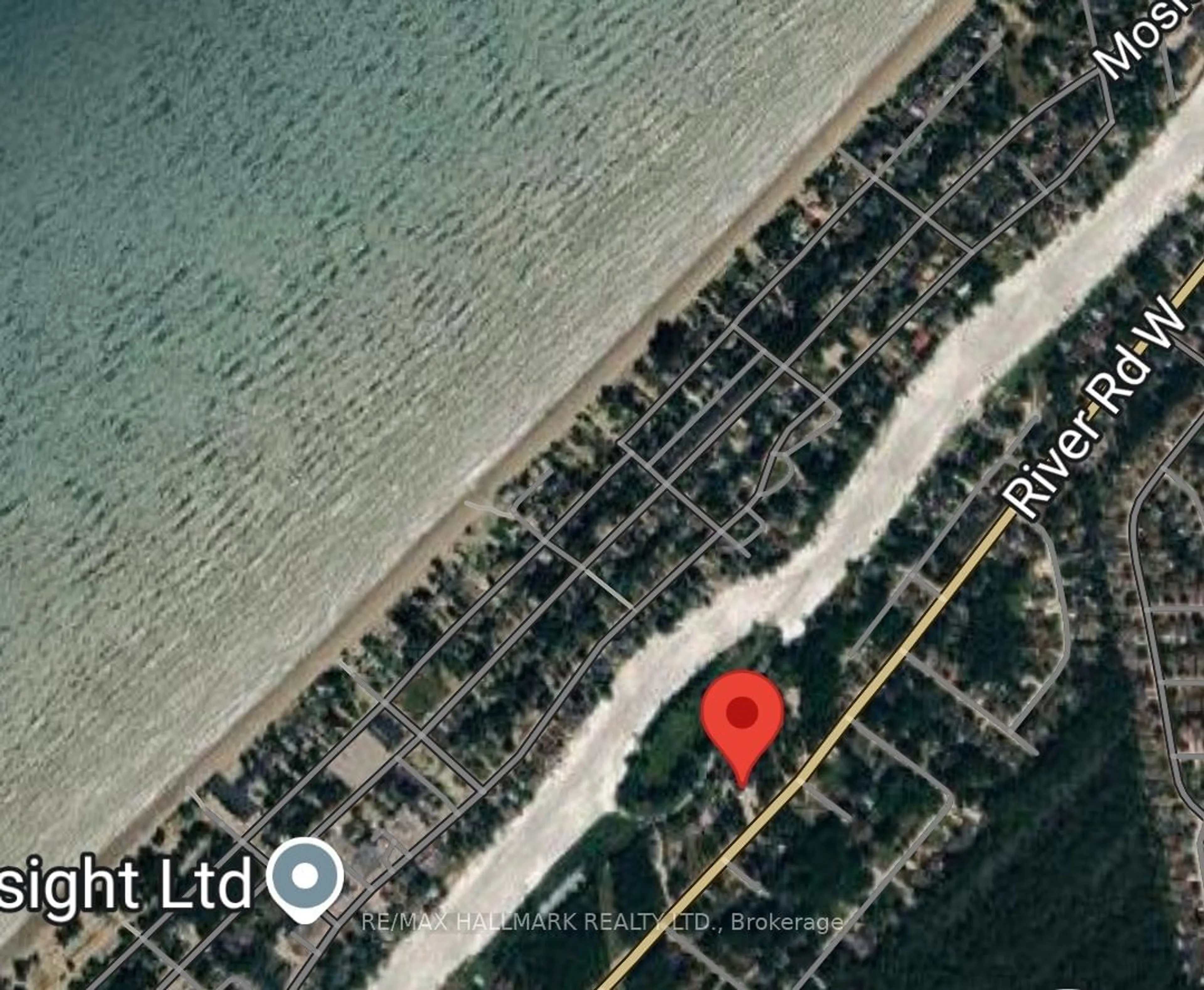 Picture of a map for 1560 River Rd, Wasaga Beach Ontario L9Z 2W4