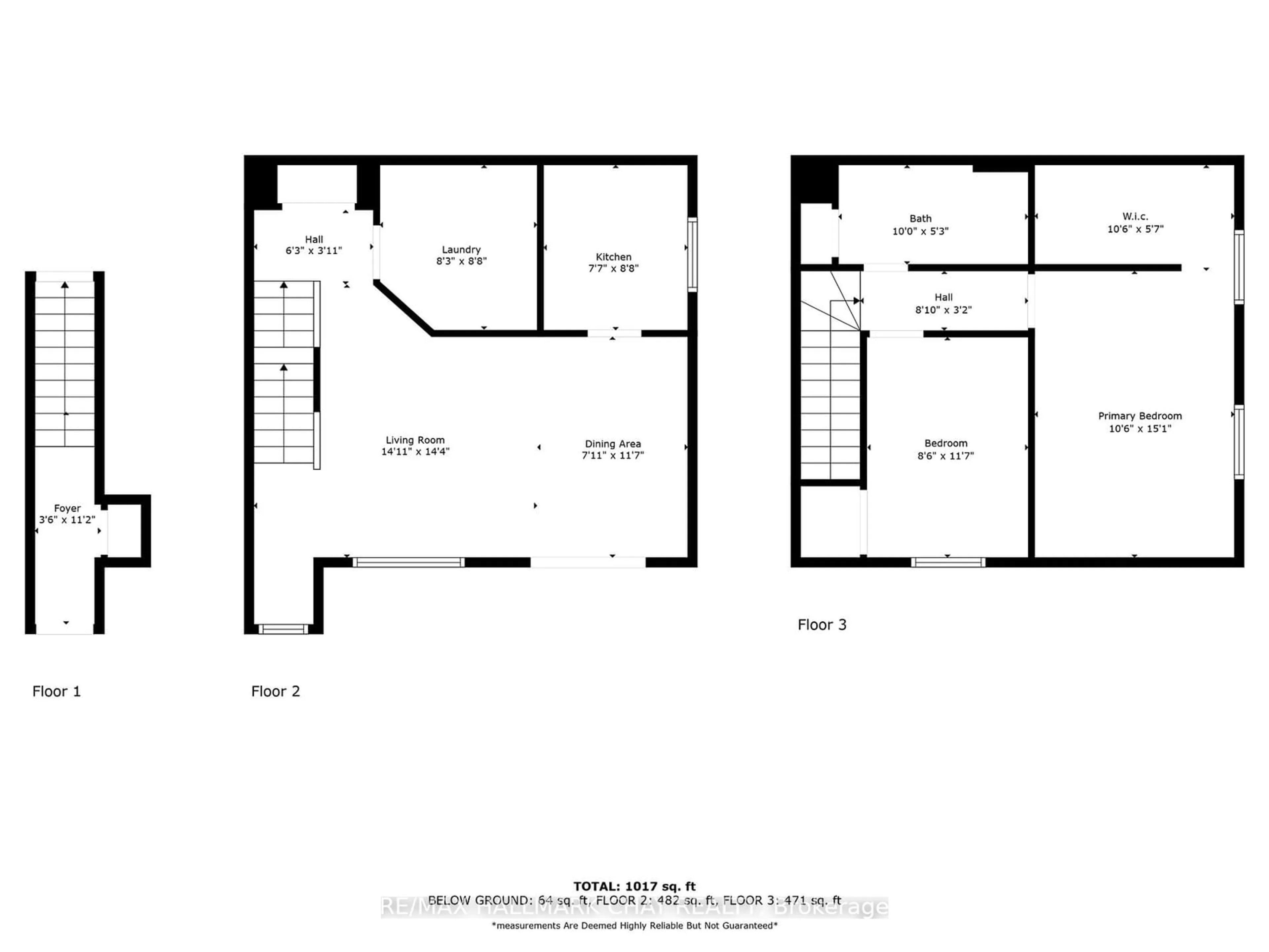 Floor plan for 17 Meadow Lane #7, Barrie Ontario L4N 7K3