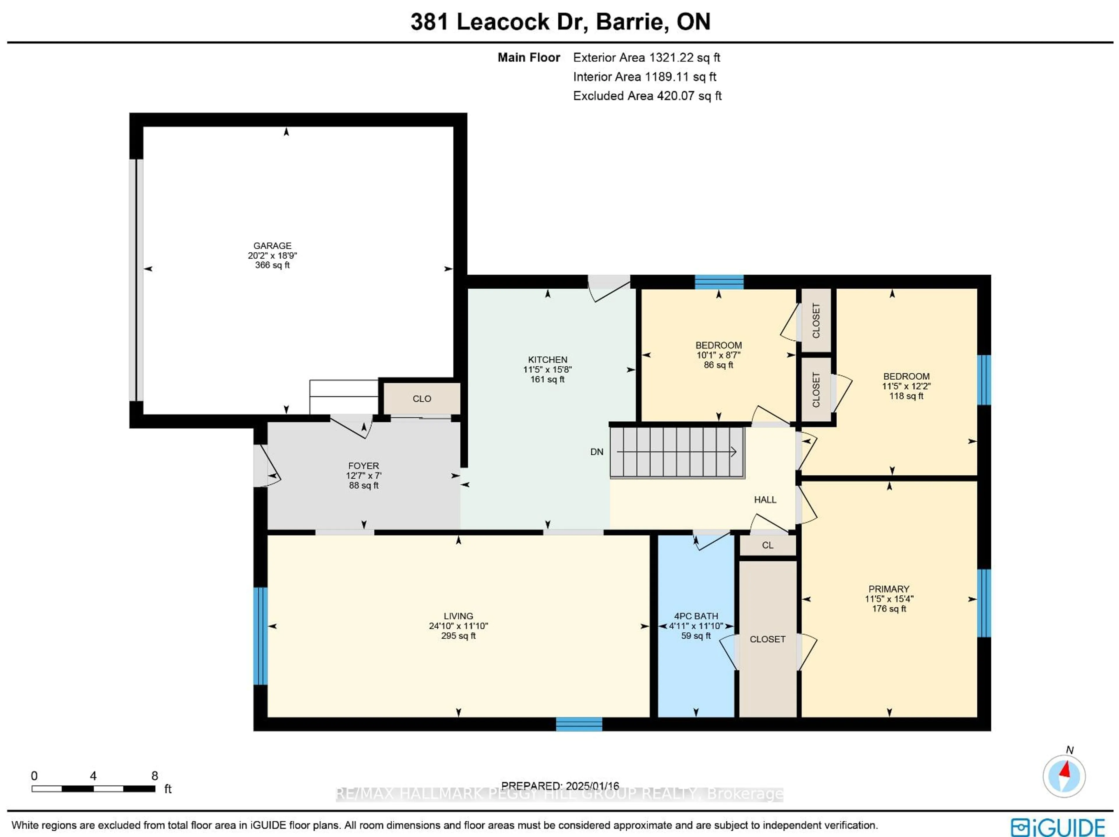 Floor plan for 381 Leacock Dr, Barrie Ontario L4N 5S6