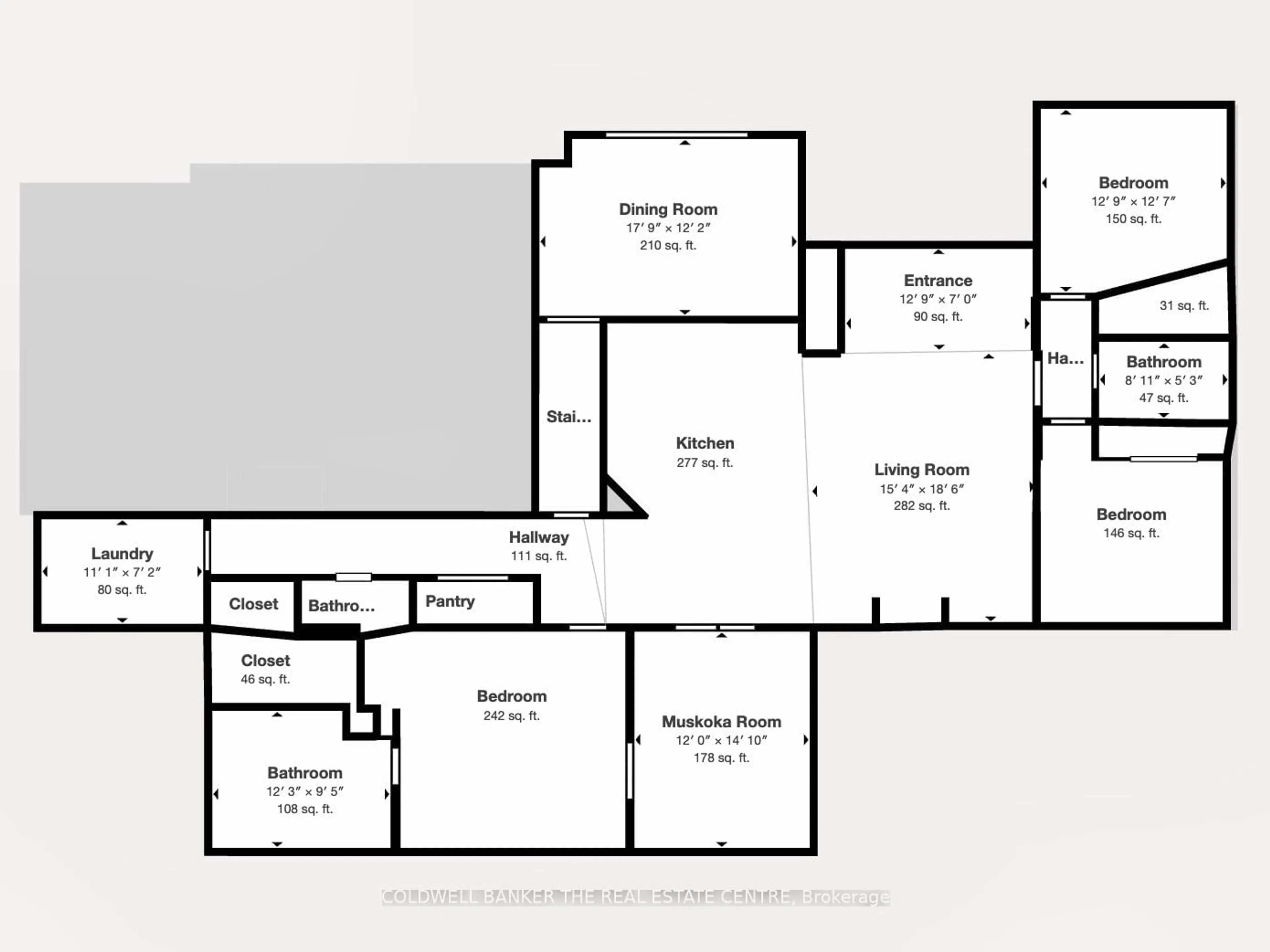 Floor plan for 2938 Pinecone Tr, Severn Ontario L0K 2B0