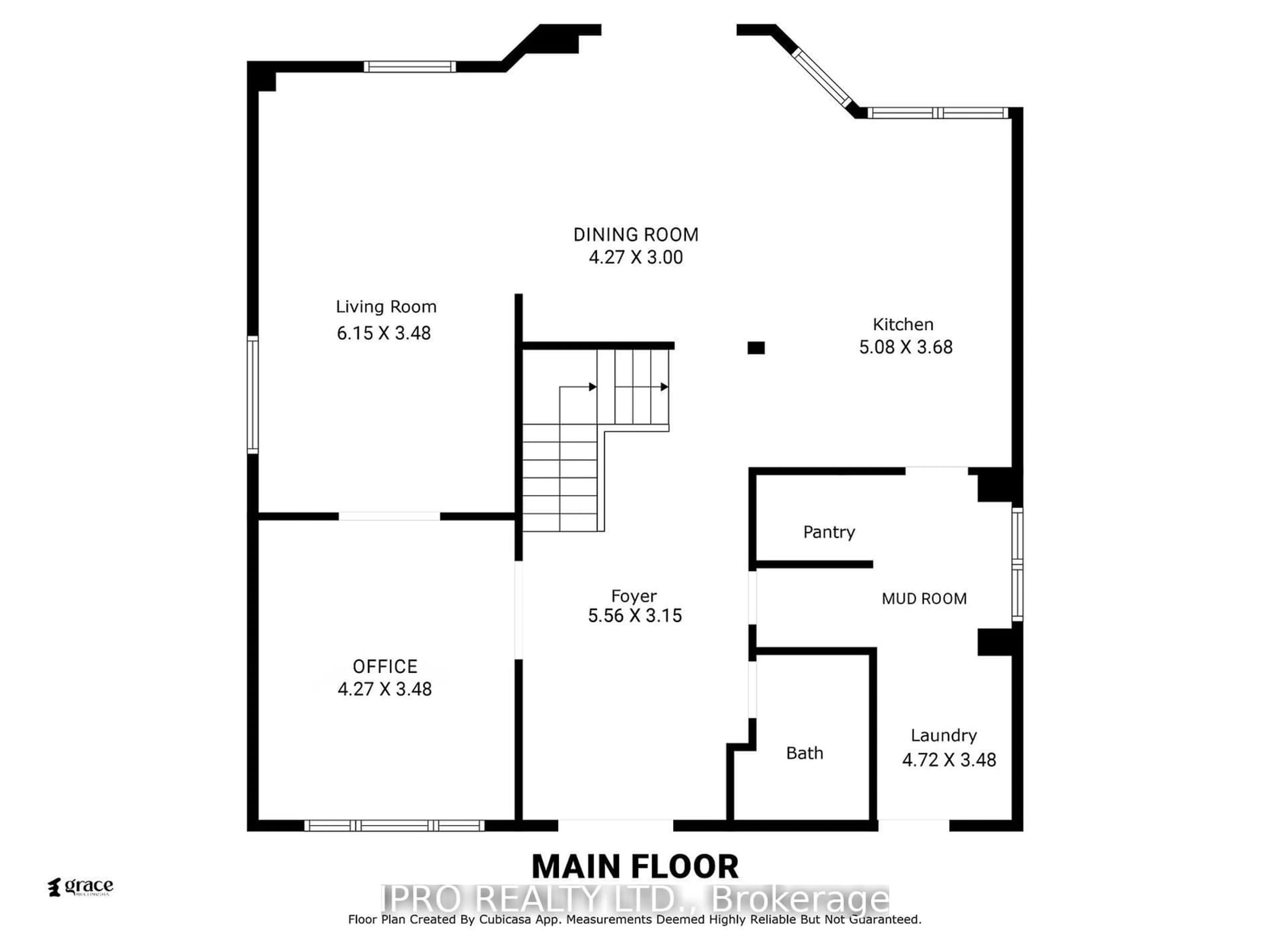 Floor plan for 23 Grants Way, Barrie Ontario L4N 0J4