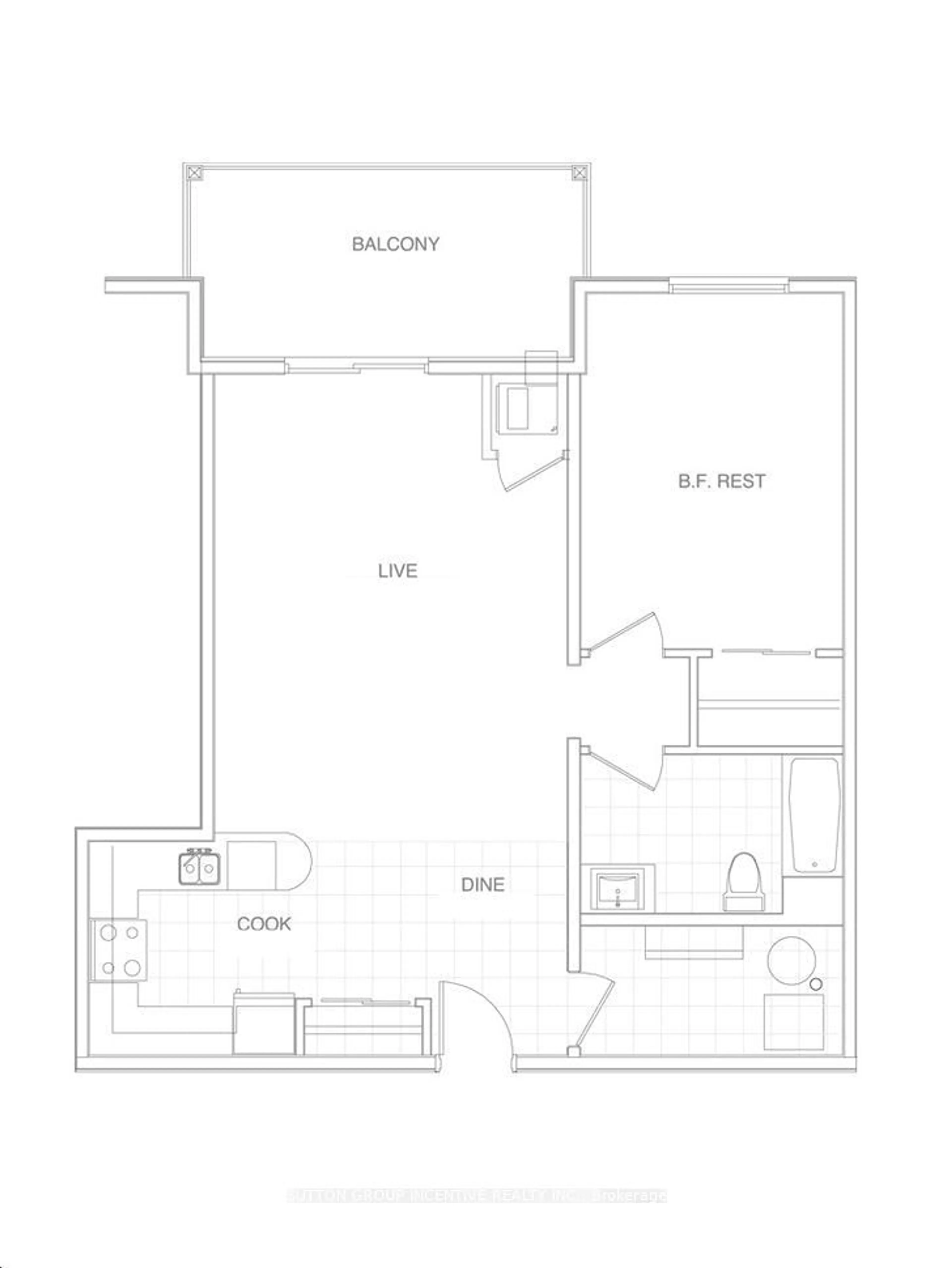 Floor plan for 306 Essa Rd #208, Barrie Ontario L9J 0H5