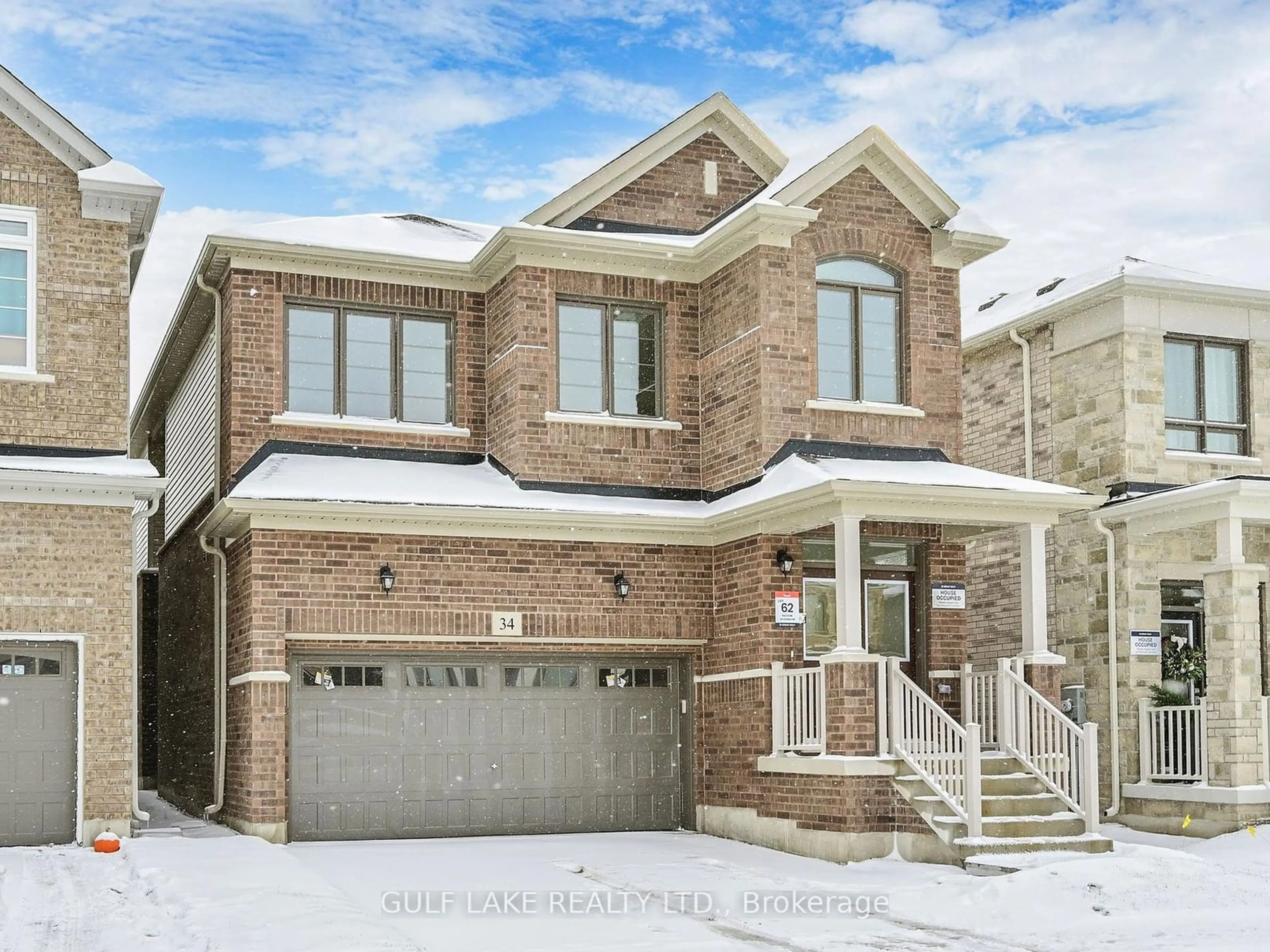 Home with brick exterior material, street for 34 Gemini Dr, Barrie Ontario L9J 0C1