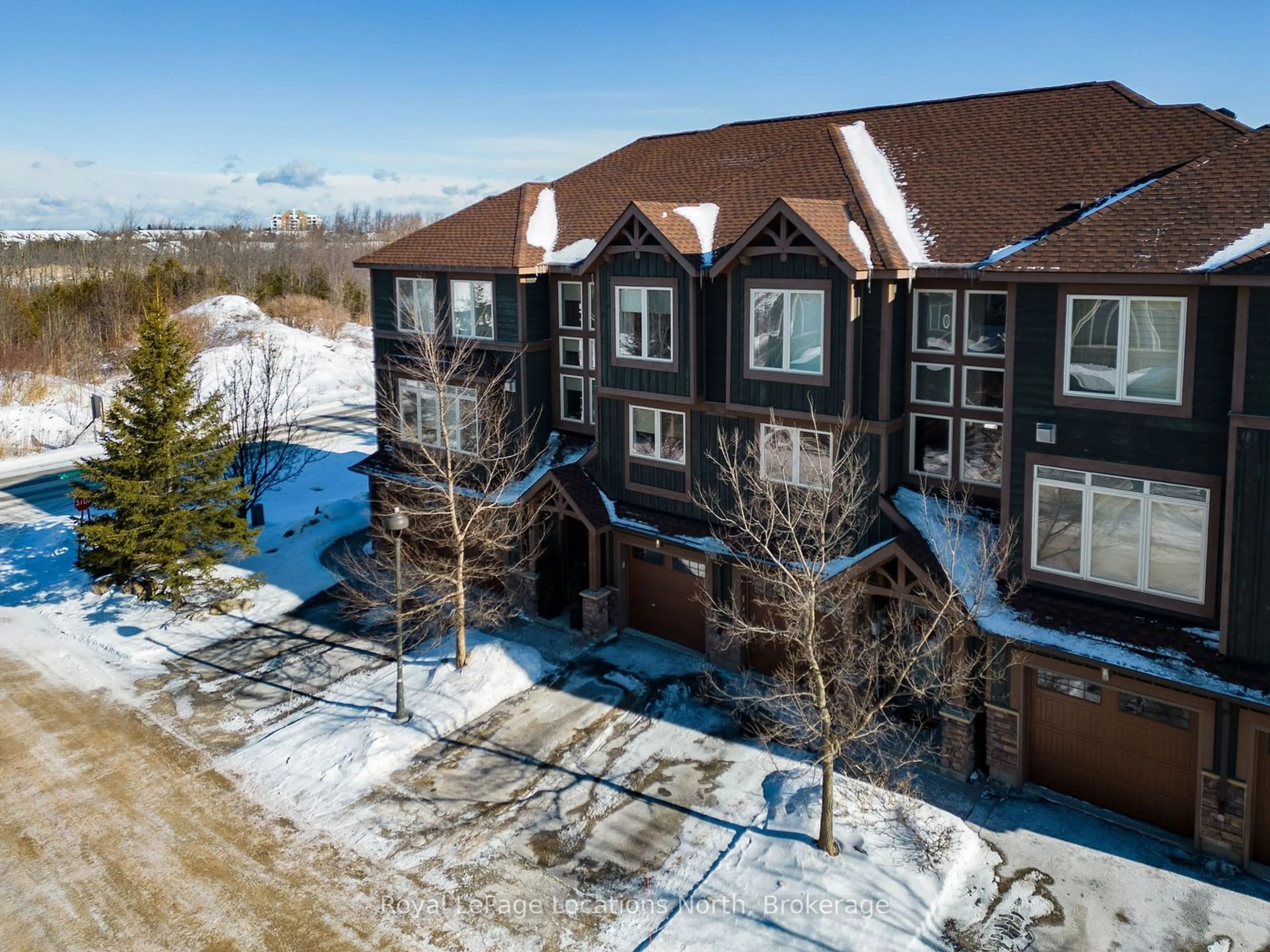 A pic from outside/outdoor area/front of a property/back of a property/a pic from drone, mountain view for 64 JOSEPH Tr, Collingwood Ontario L9Y 0J3